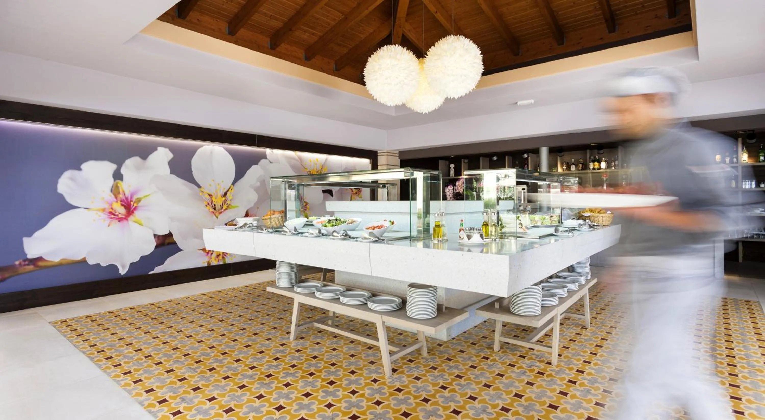 Buffet breakfast in Insotel Cala Mandia Resort