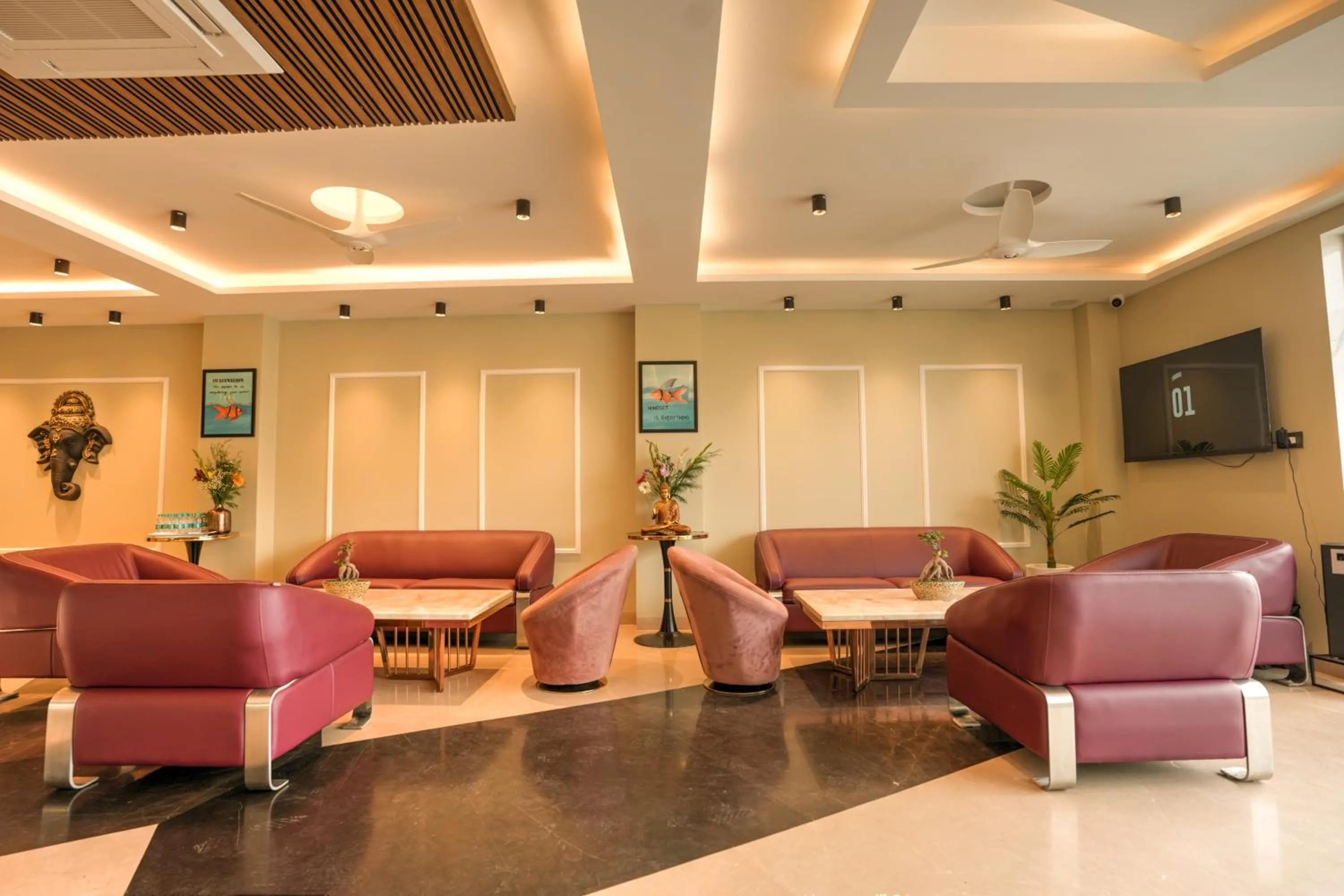 Lobby or reception in Hotel Rj