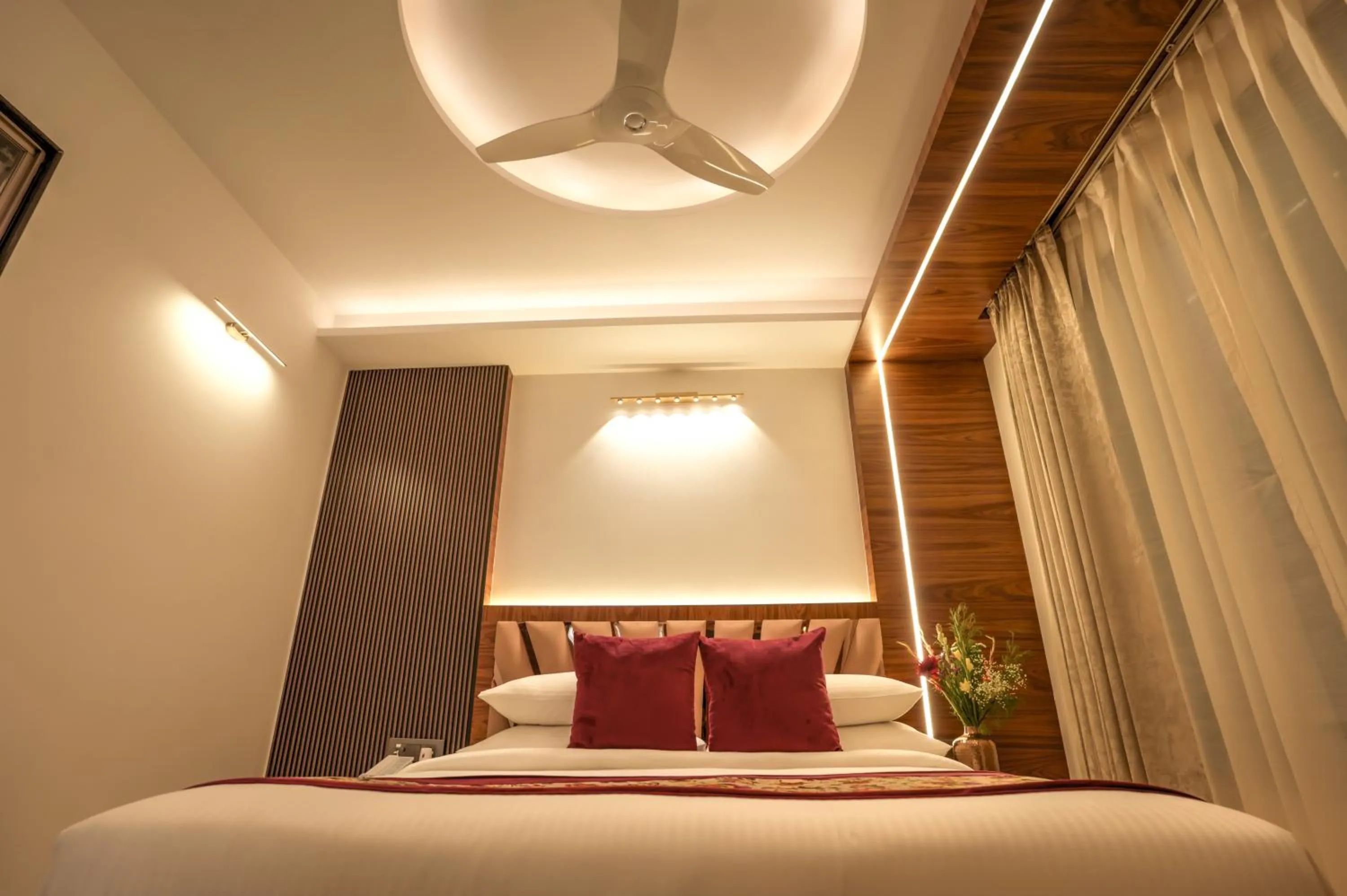 Bedroom, Bed in Hotel Rj