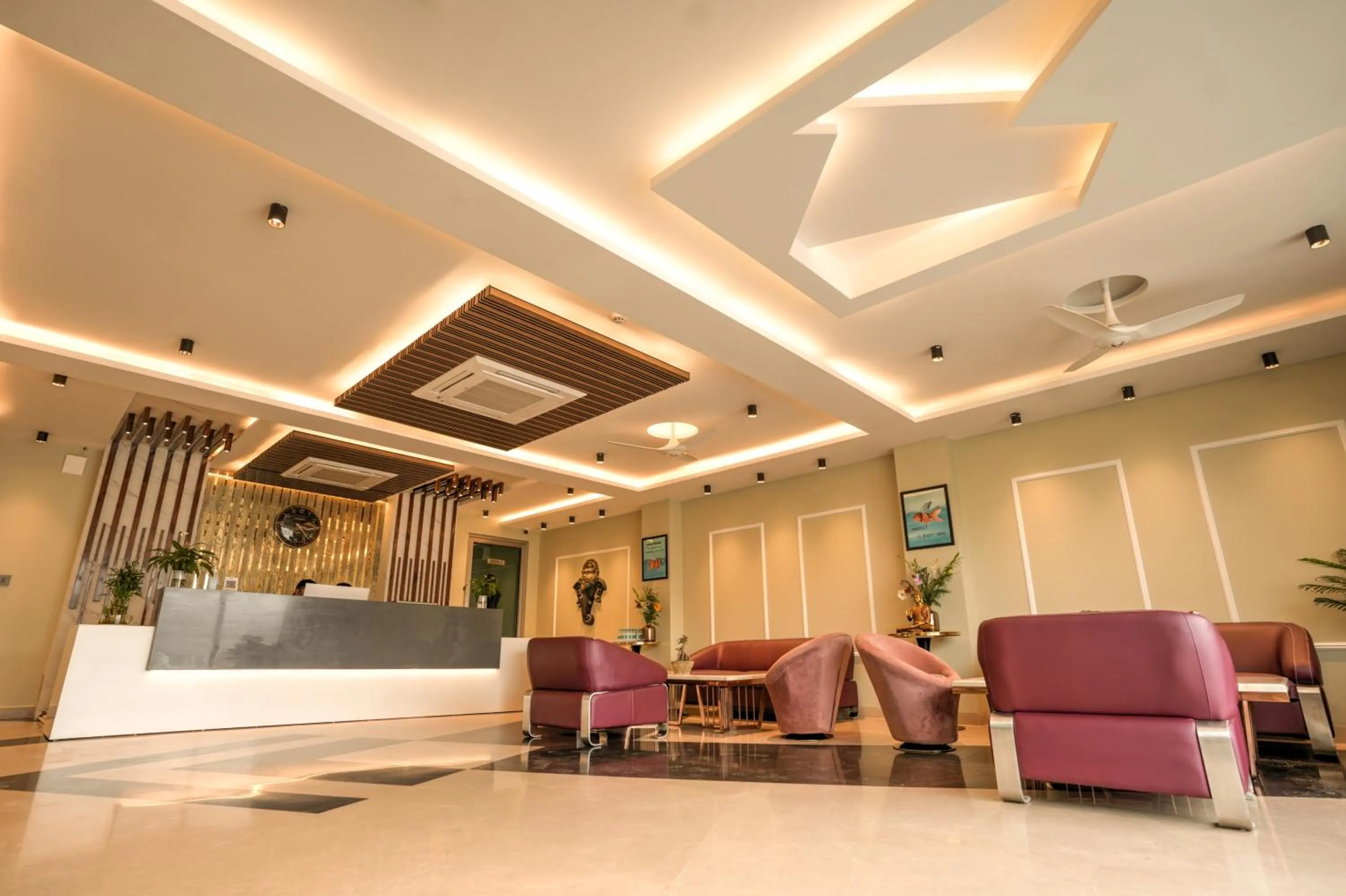 Lobby or reception in Hotel Rj