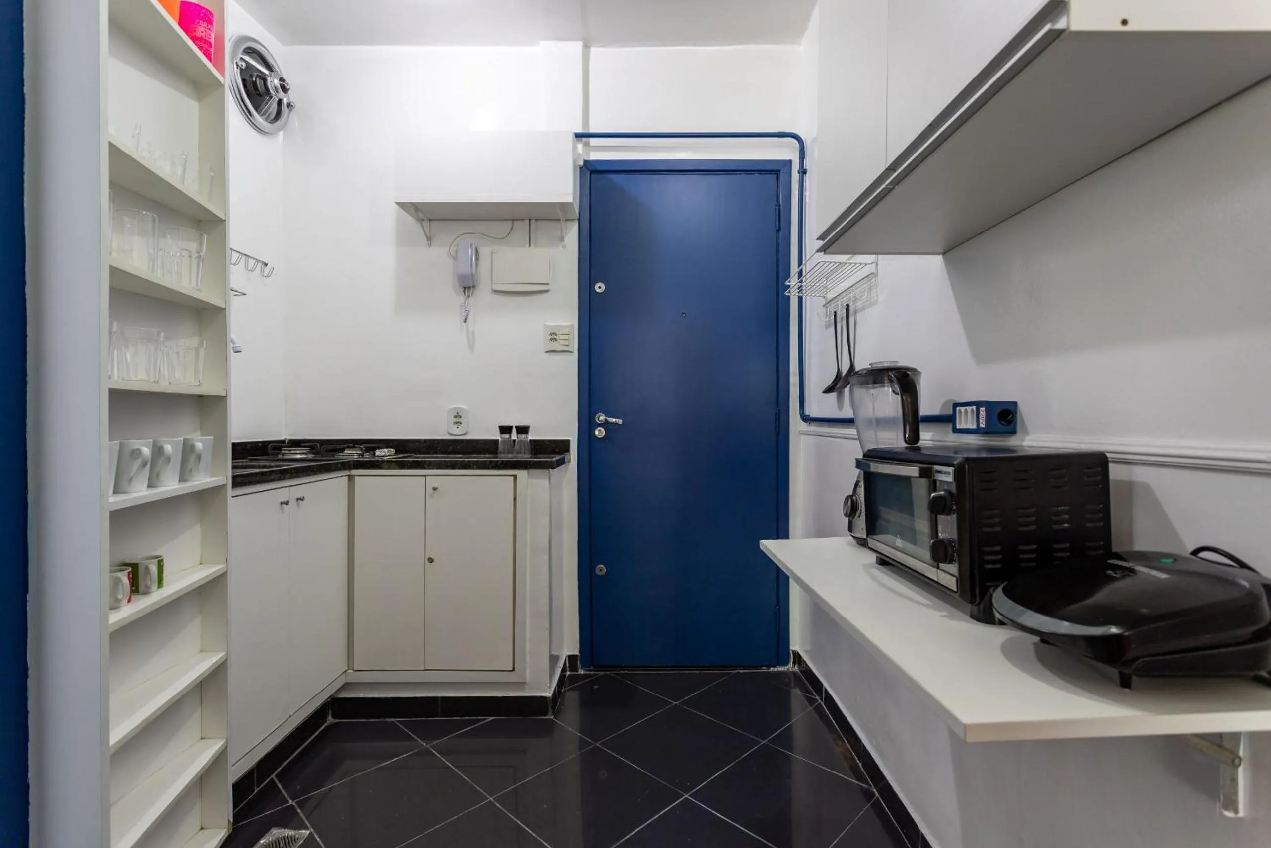 Kitchen or kitchenette in Estúdio em Copacabana - Ideal para famílias - JC509 Z2