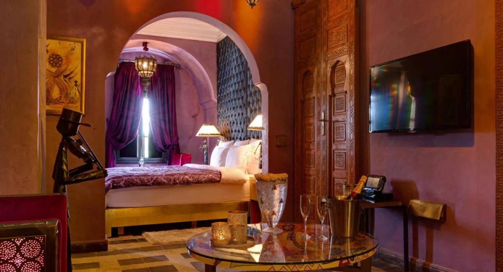 Photo of the whole room, Bed in Riad Wow