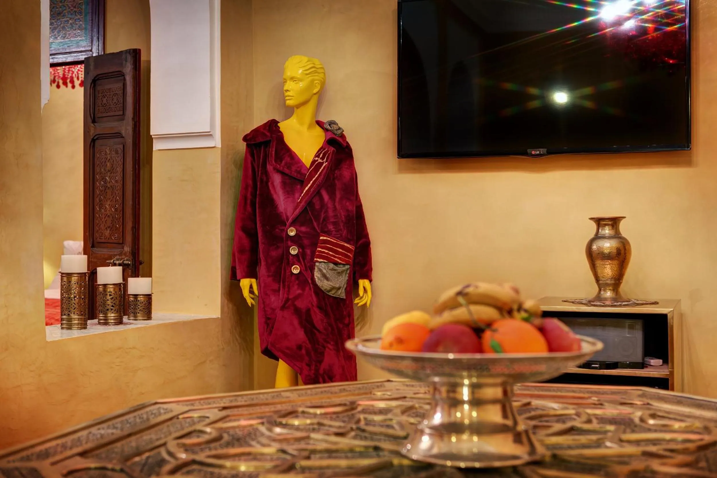 Dining area in Riad Wow