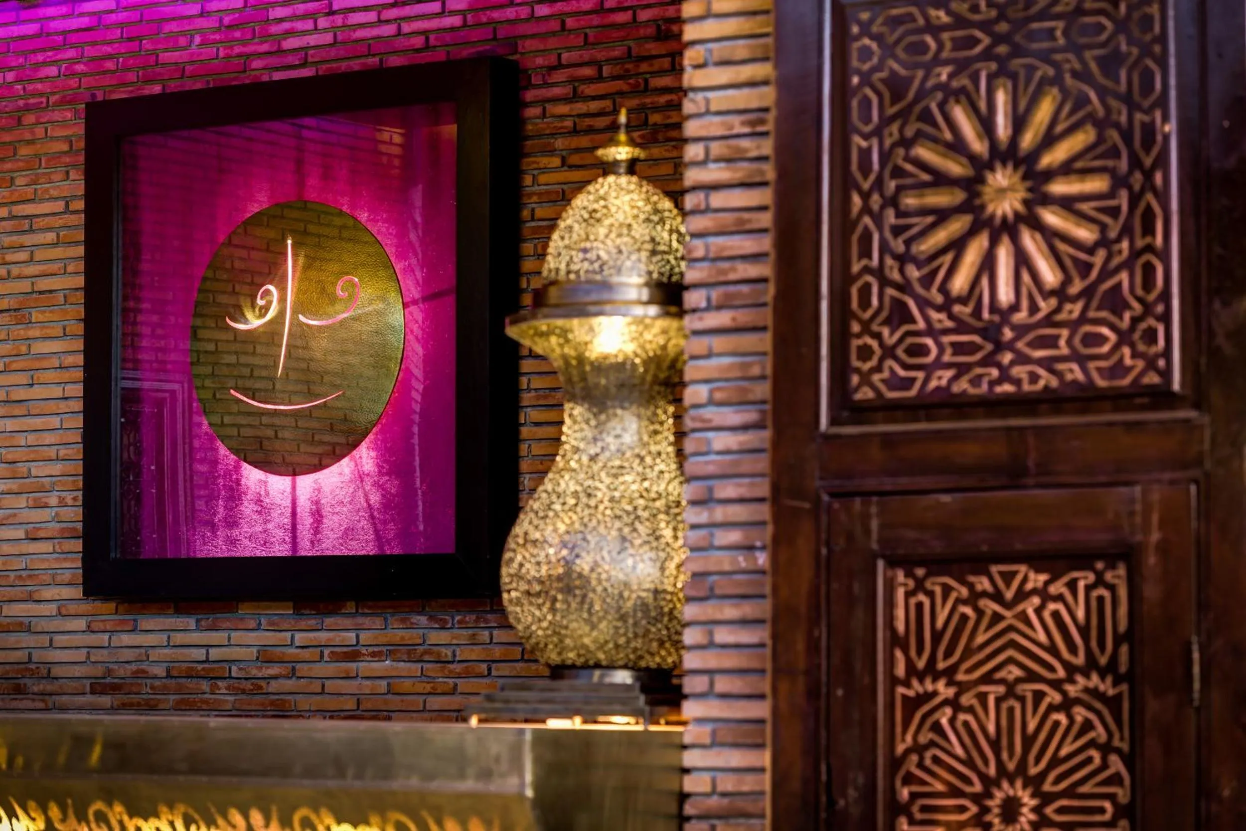 Decorative detail in Riad Wow