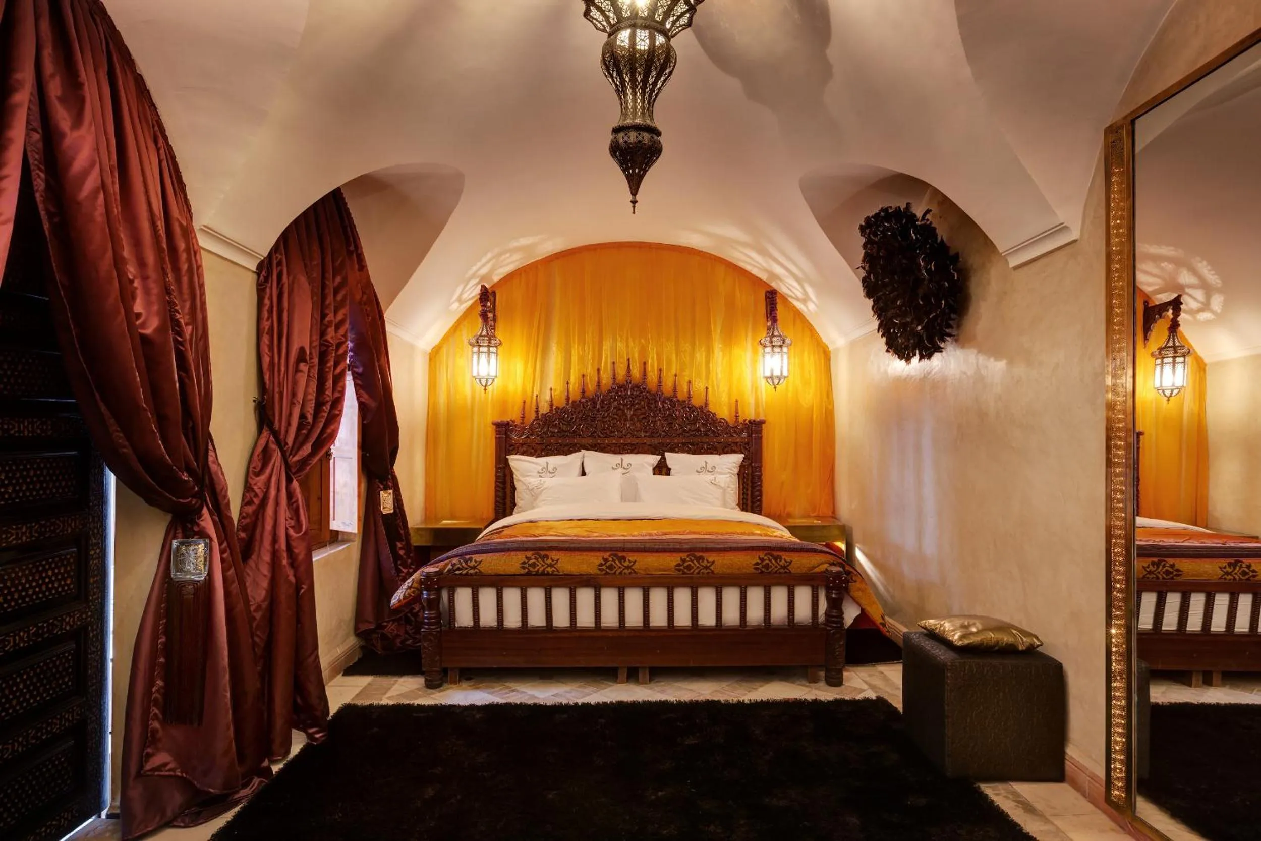 Photo of the whole room, Bed in Riad Wow