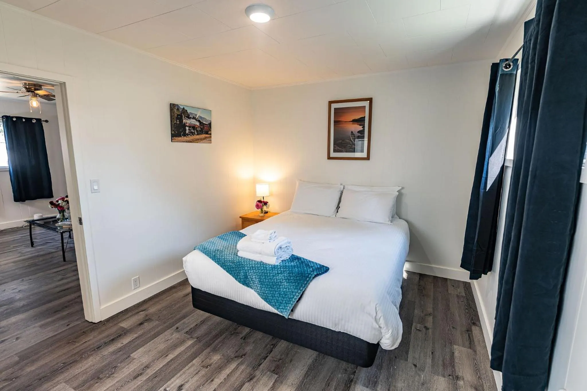 Bed in Downie Cottage by Revelstoke Vacations