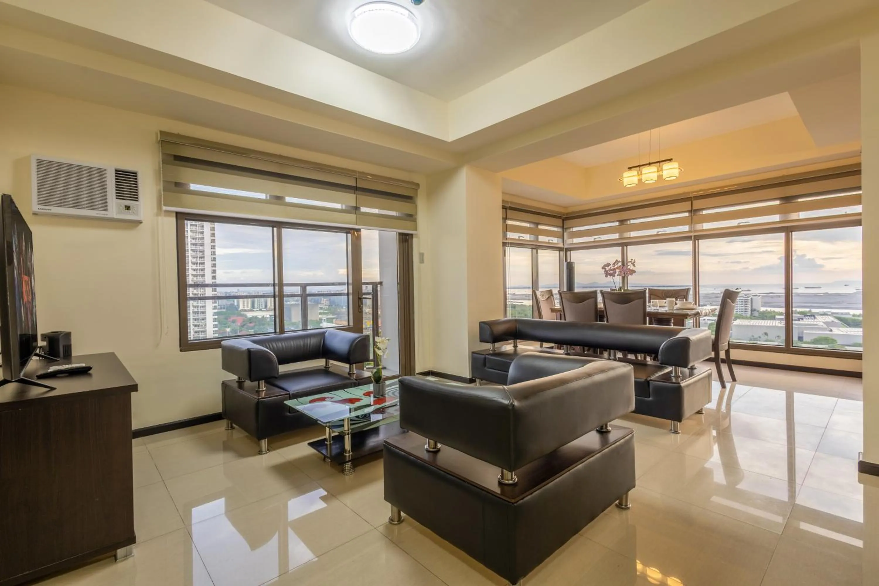 Living room in The Radiance Manila Bay