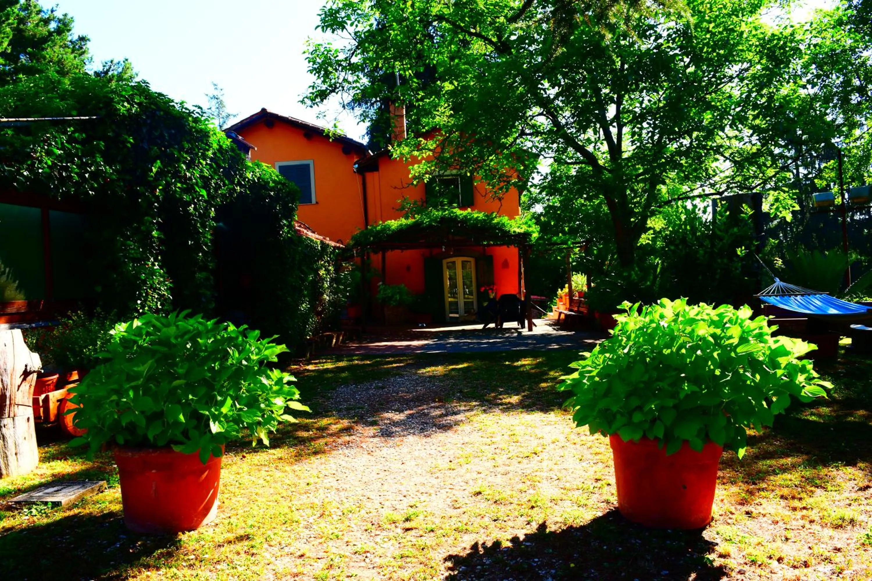 Garden view in Bed and Breakfast Monticelli