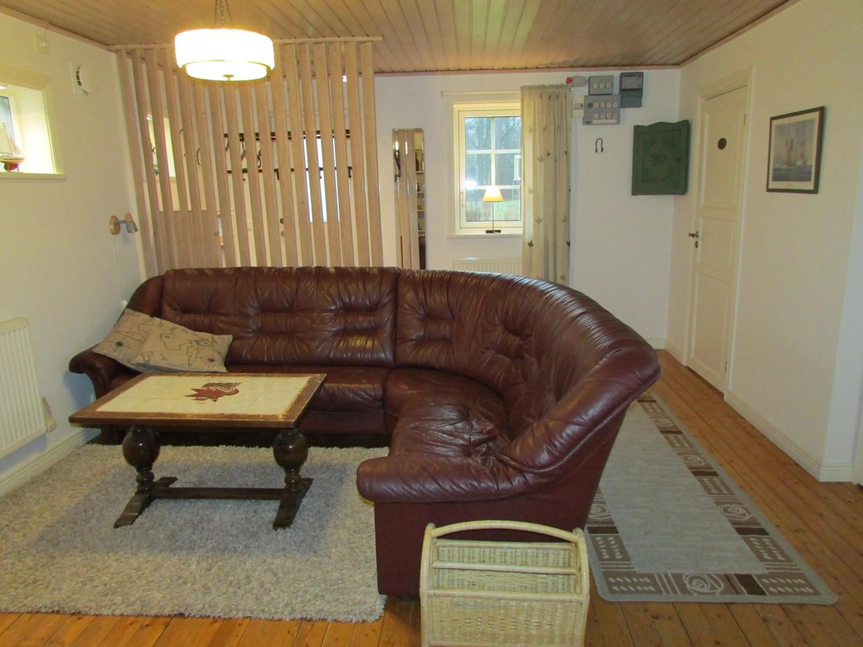 Living room in DeLay's Guest House