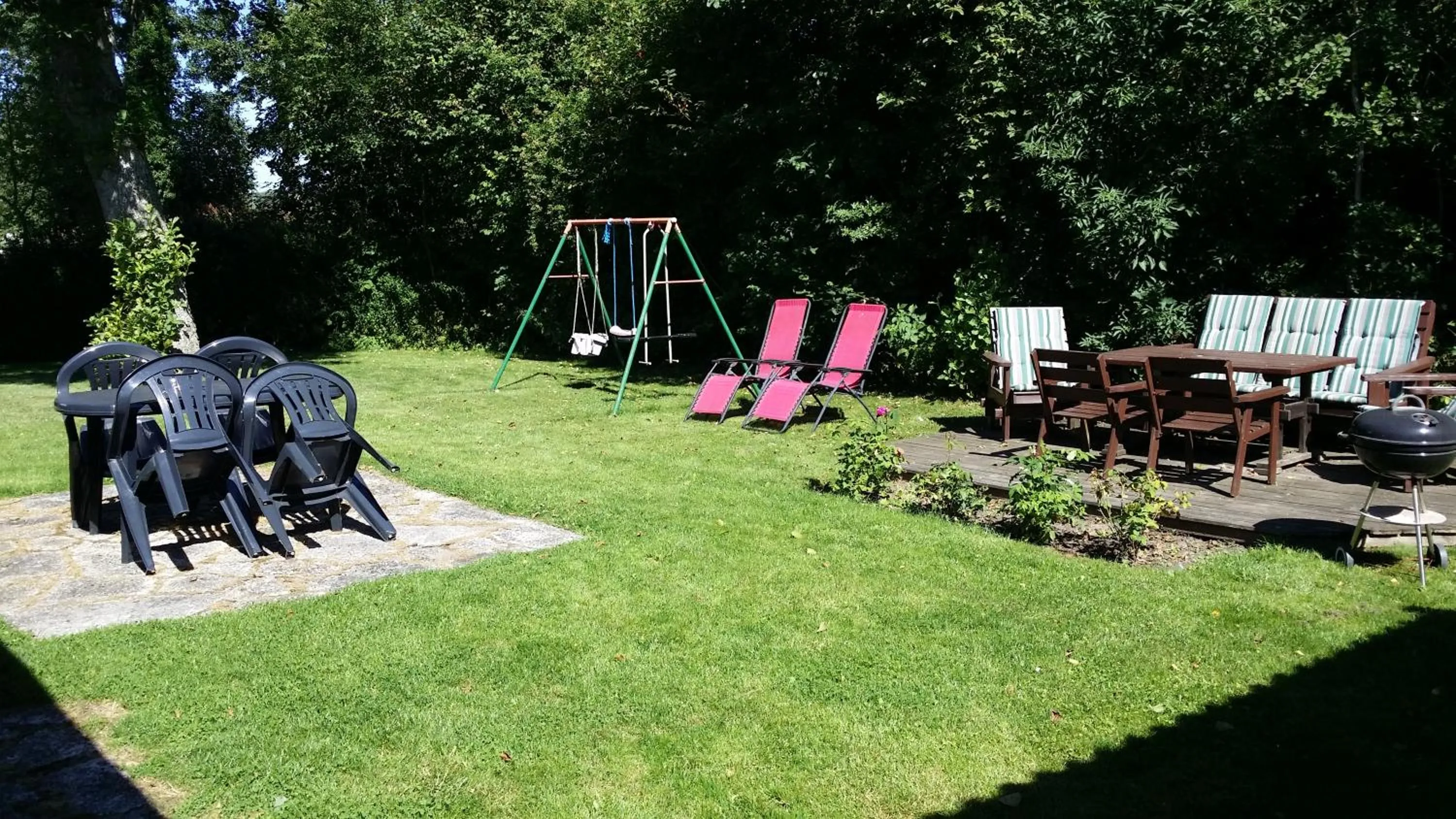 Garden in DeLay's Guest House