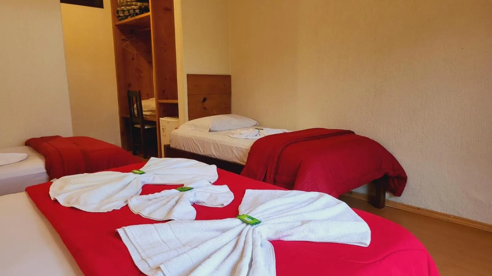 Bed in Pousada Atalaia