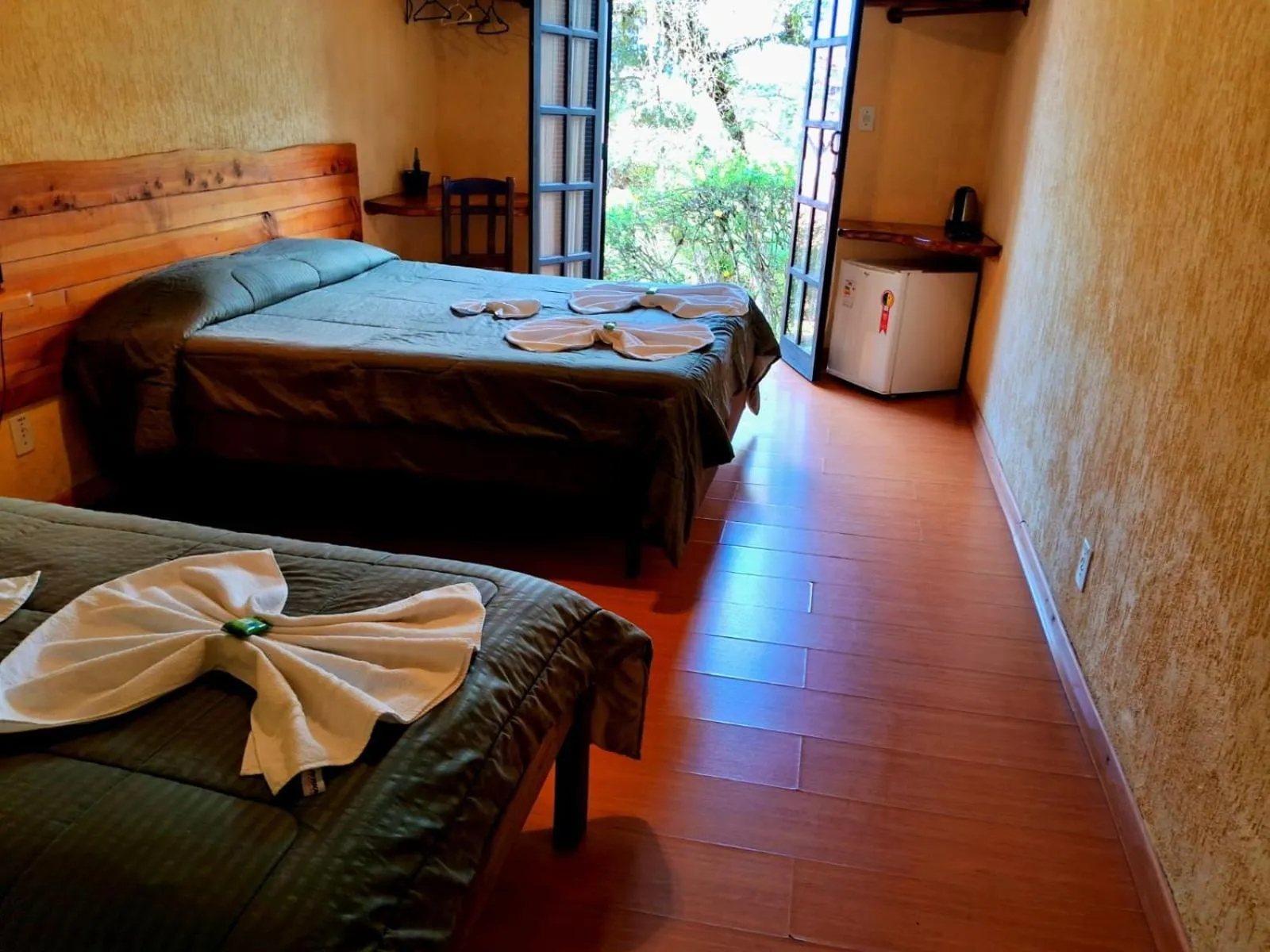 Bed in Pousada Atalaia