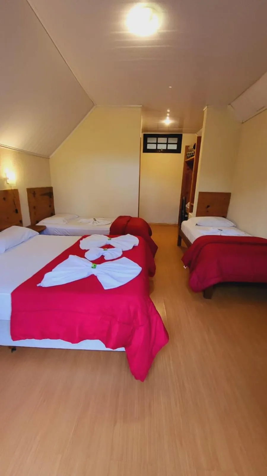 Bed in Pousada Atalaia