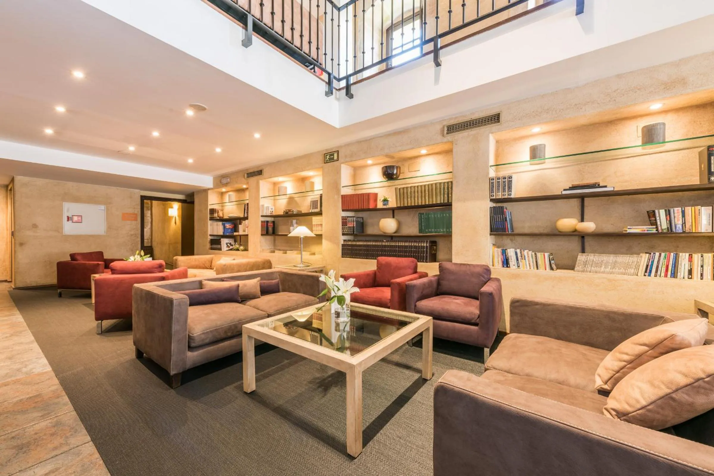 Library in Hospes Palacio de San Esteban, a Member of Design Hotels