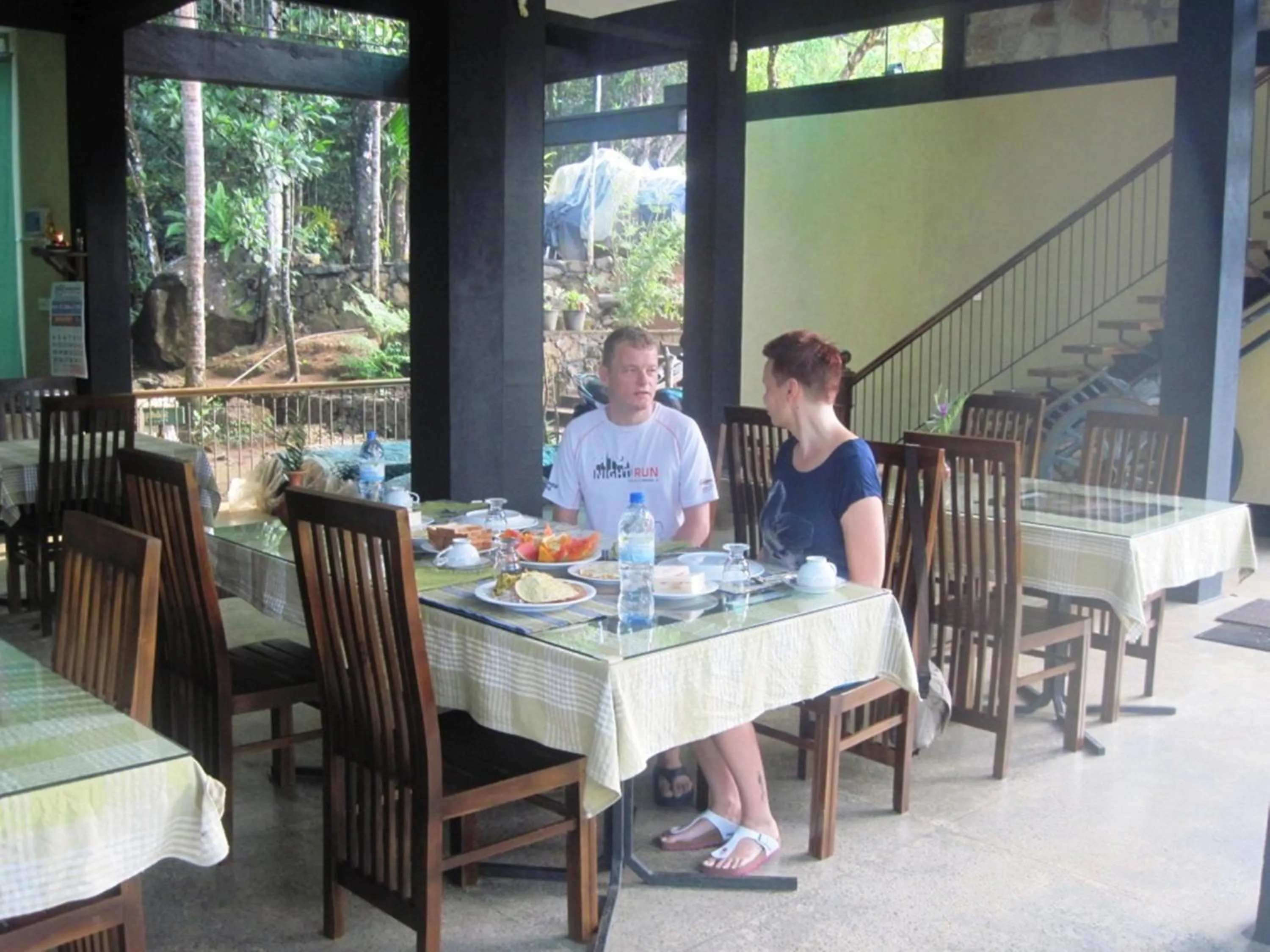 group of guests in Birds Paradise Hotel