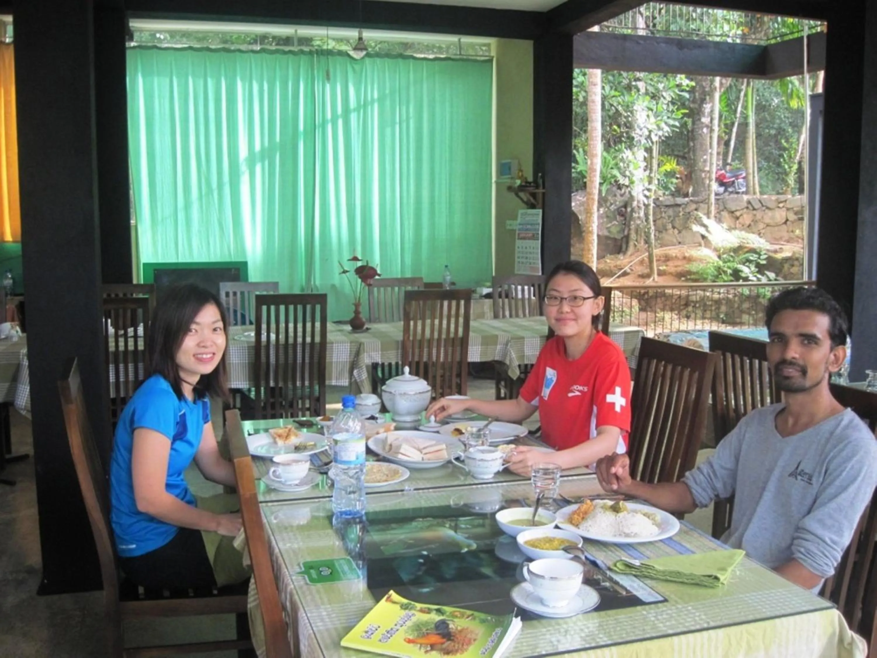 group of guests in Birds Paradise Hotel