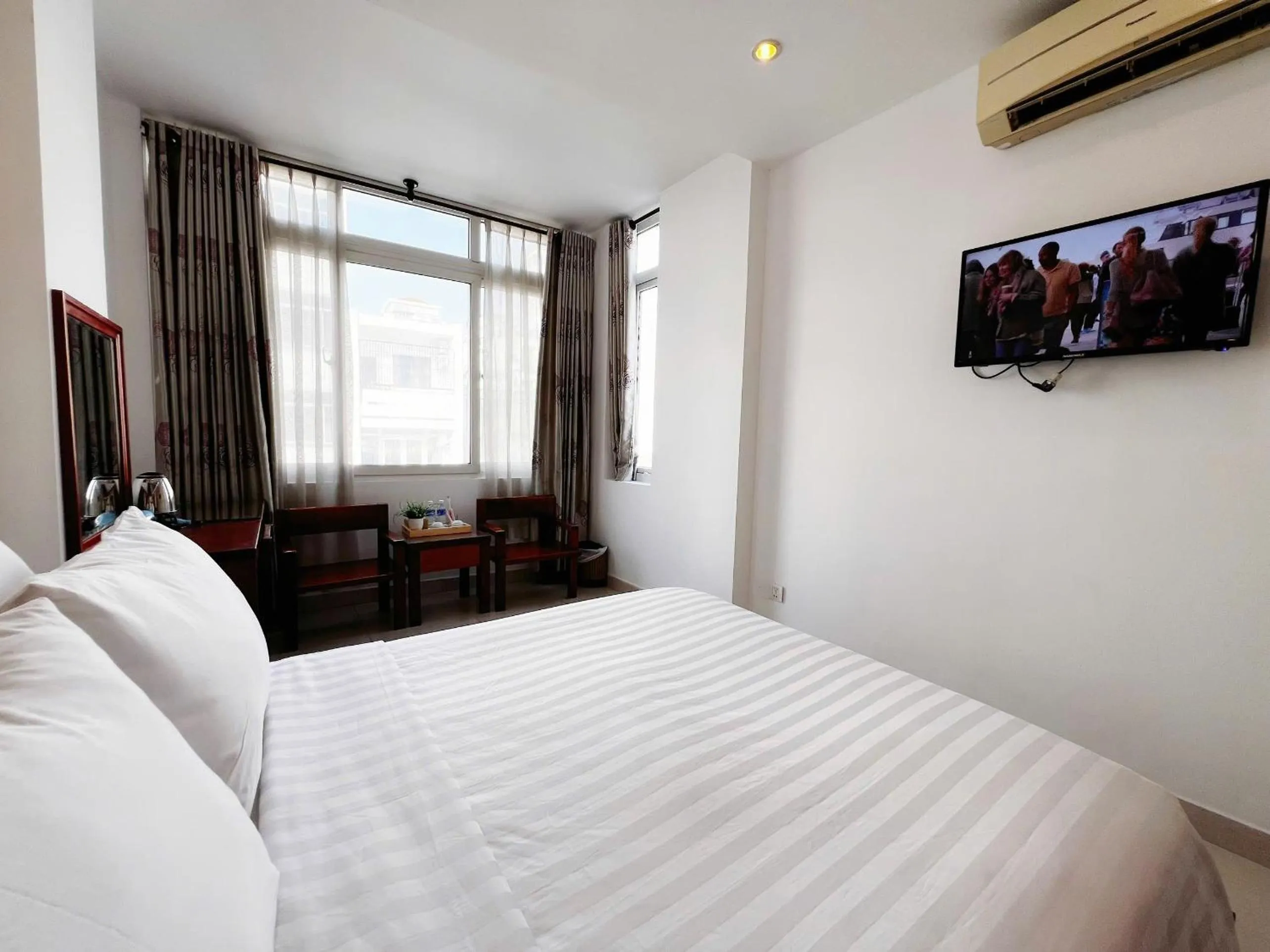 Bed in SaiGon Europe Hotel