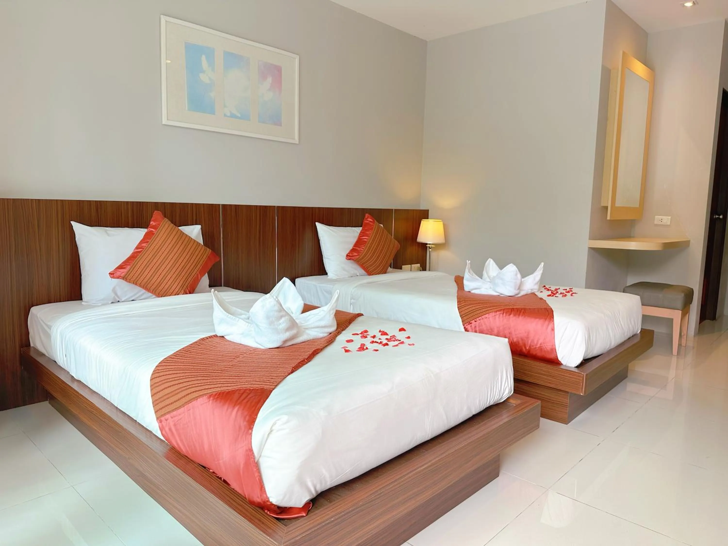 Bed in Ahad Suite Aonang