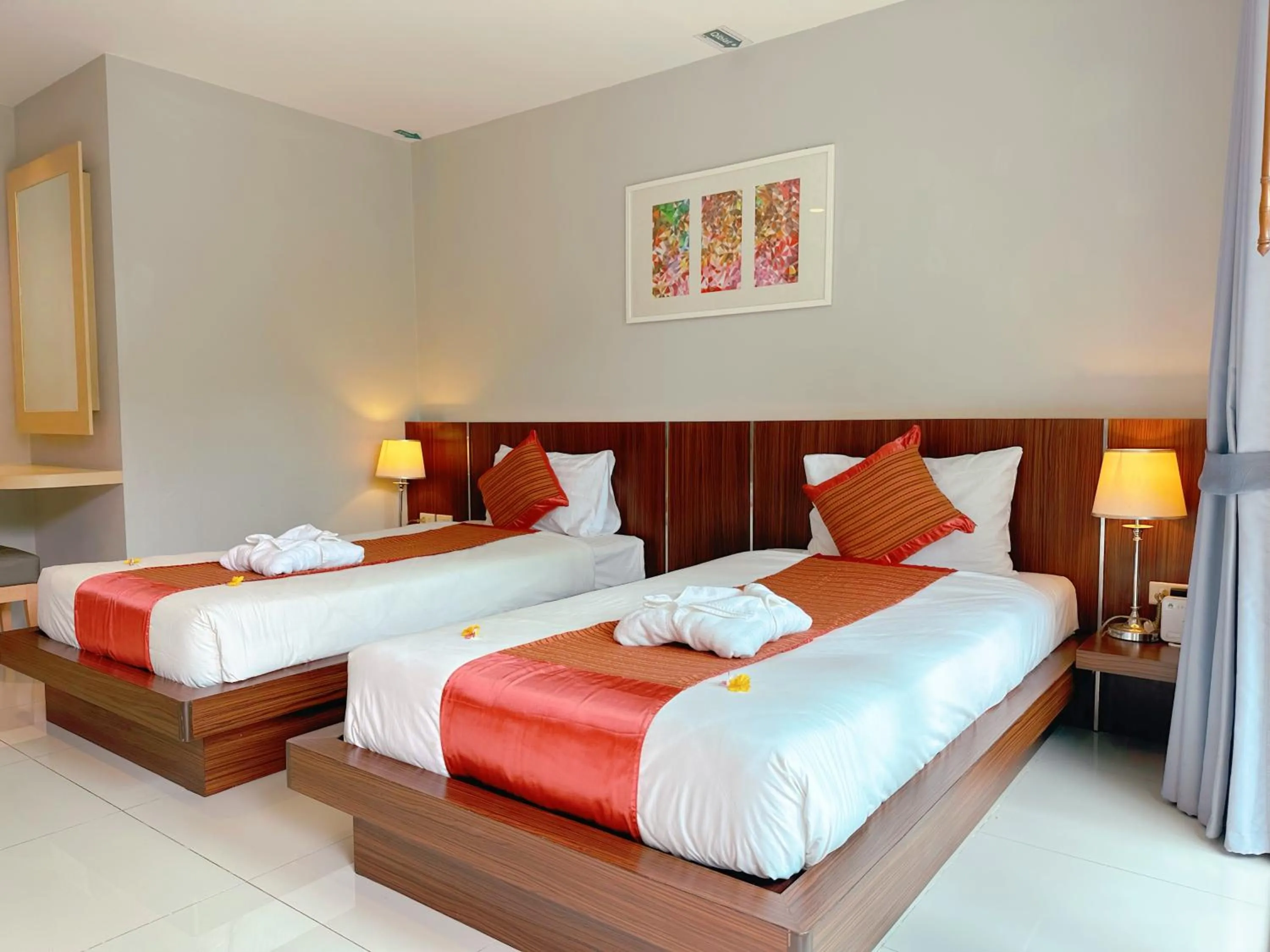 Bed in Ahad Suite Aonang