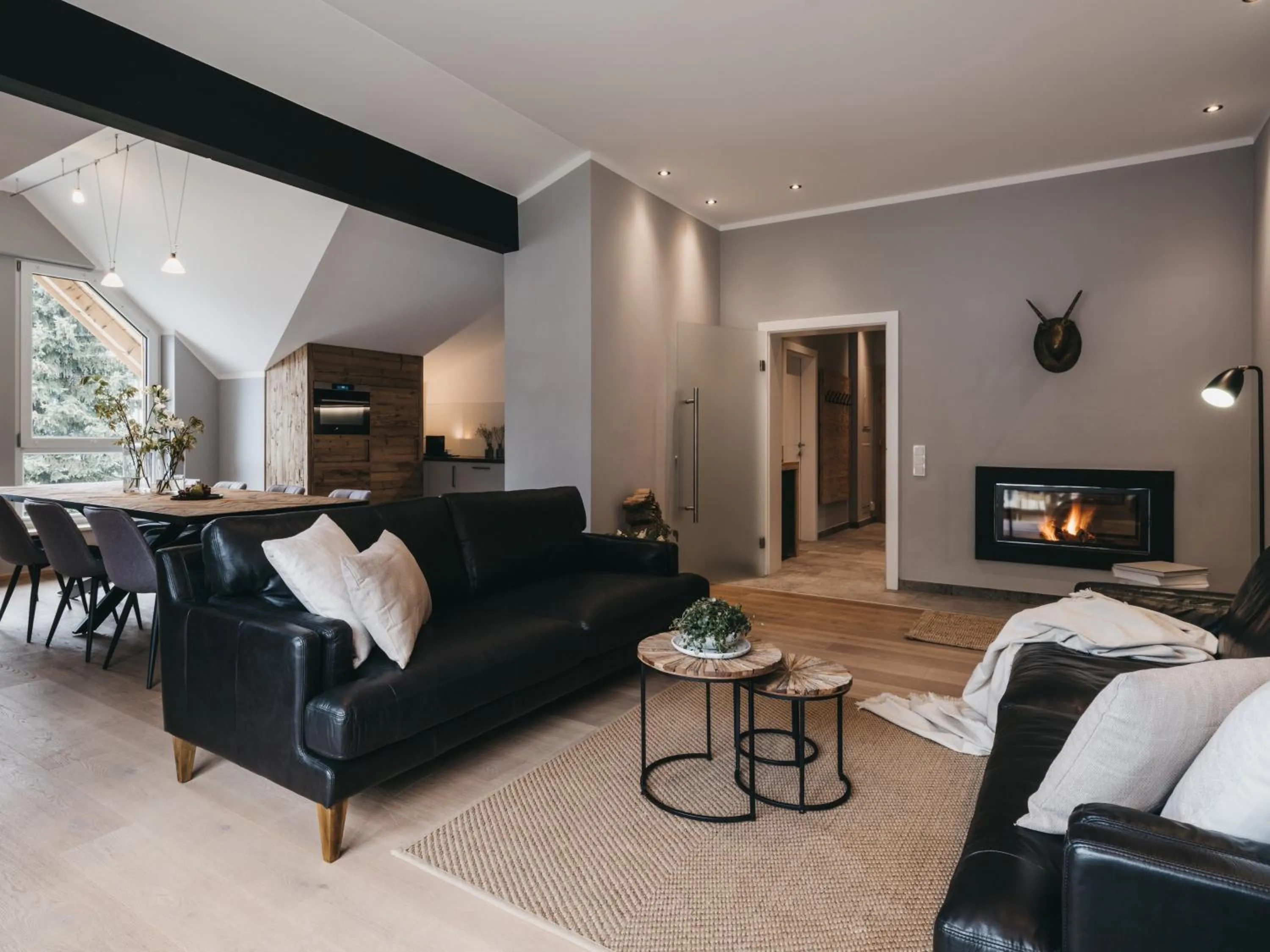 Living room in VAYA Post Saalbach