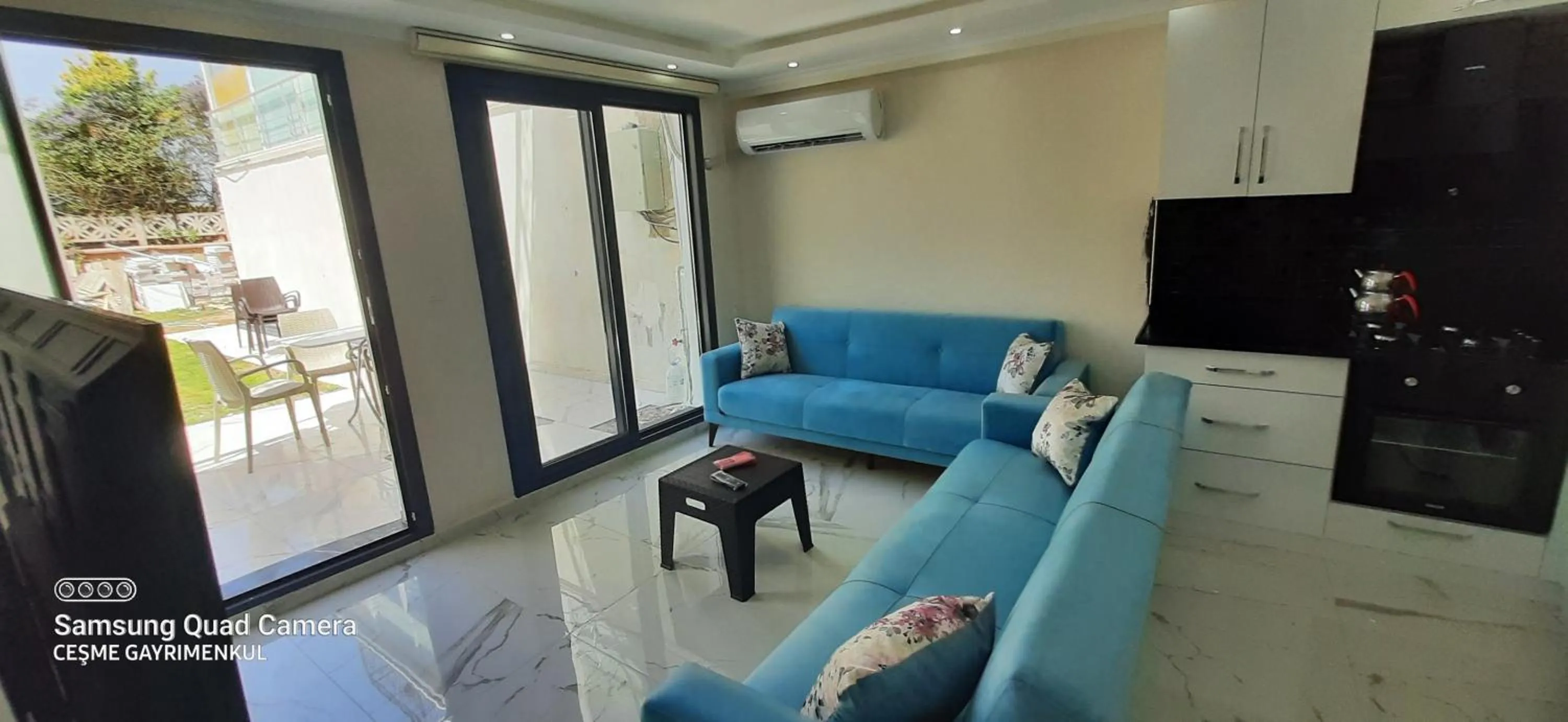 Living room in Çeşme holiday homes