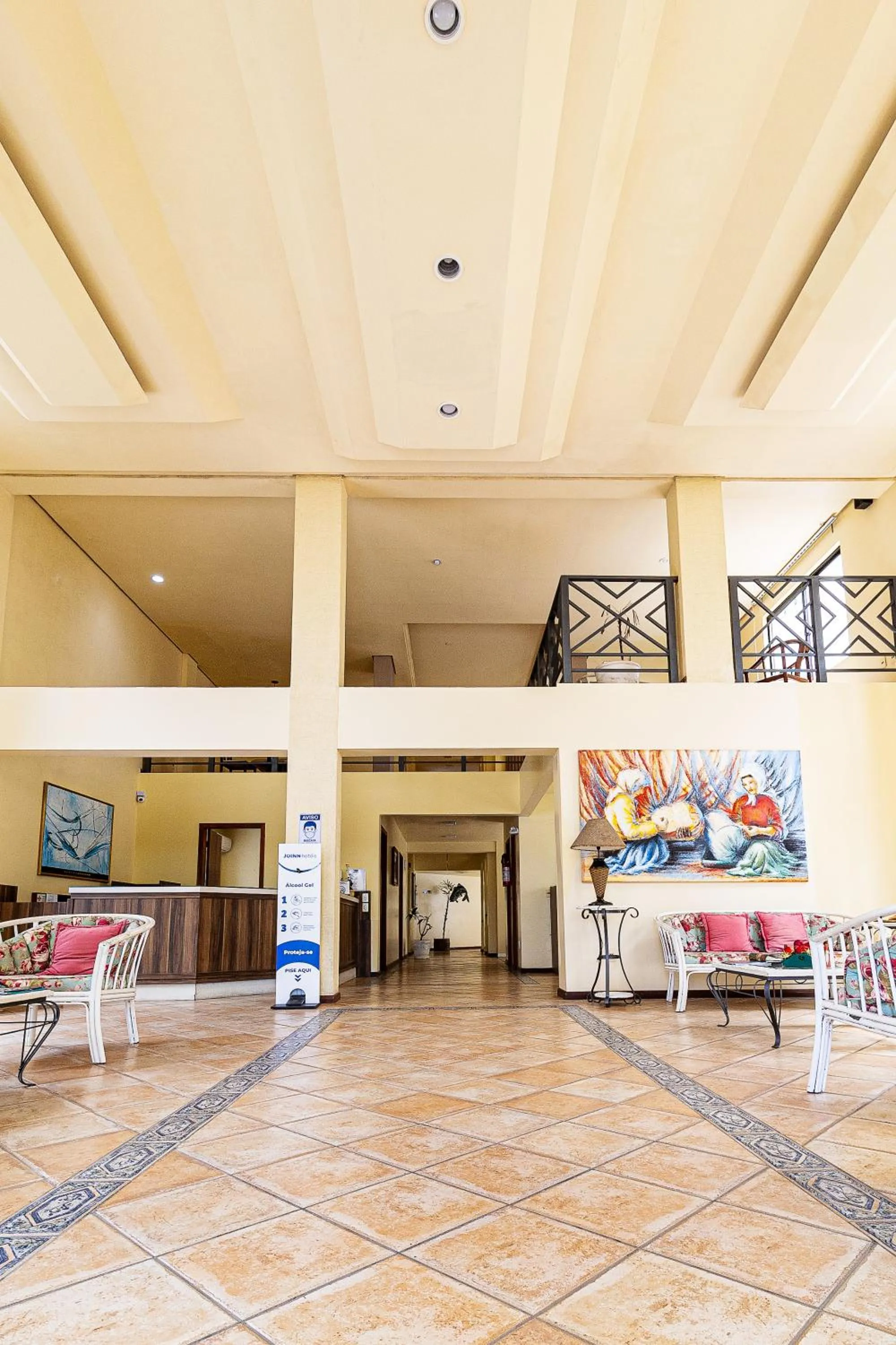 Lobby or reception in Gaivotas Praia Hotel