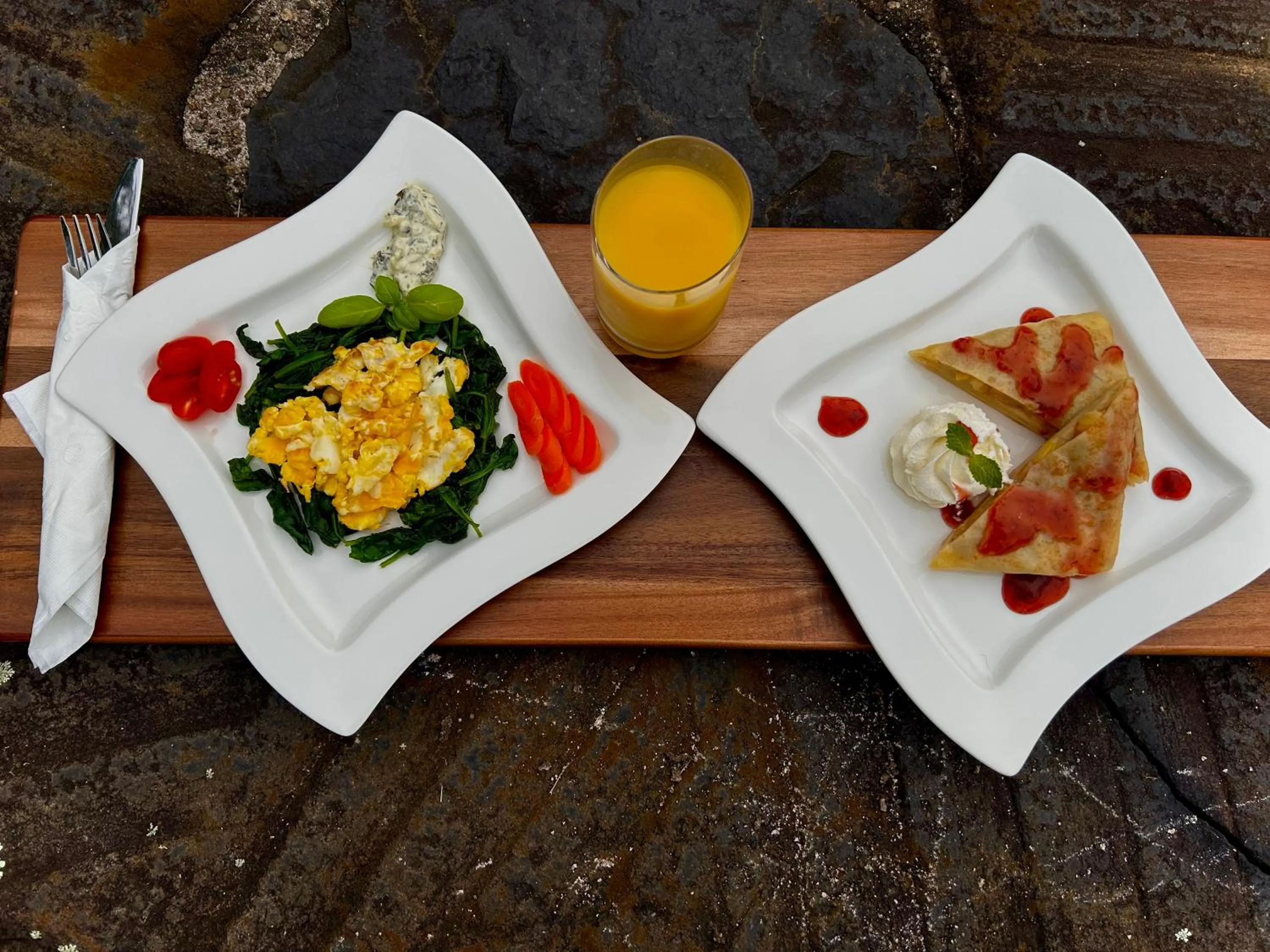 Food in Chimney Hill Estate Inn