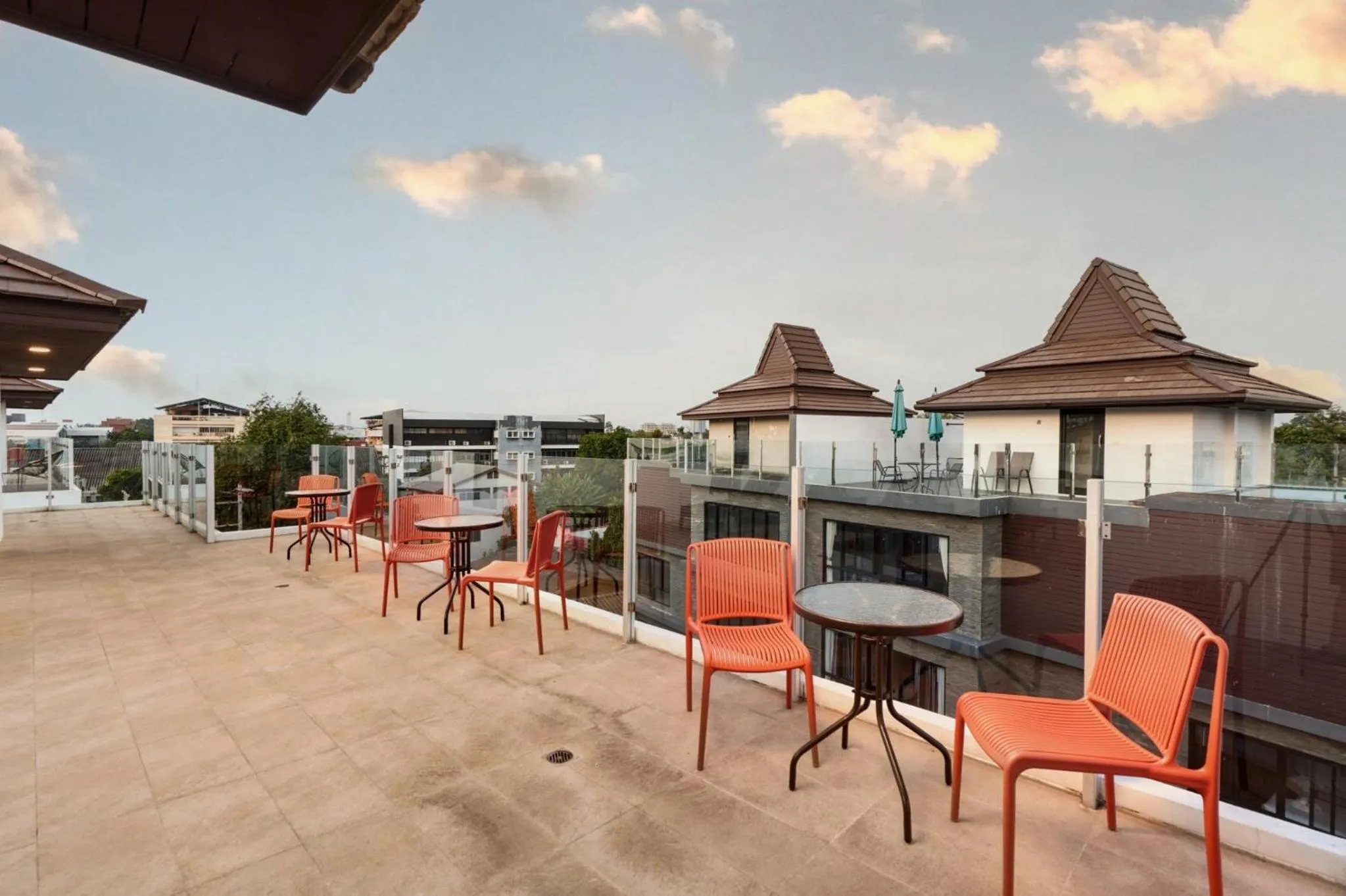 Balcony/Terrace in Be Phrasingh Hotel Chiang Mai
