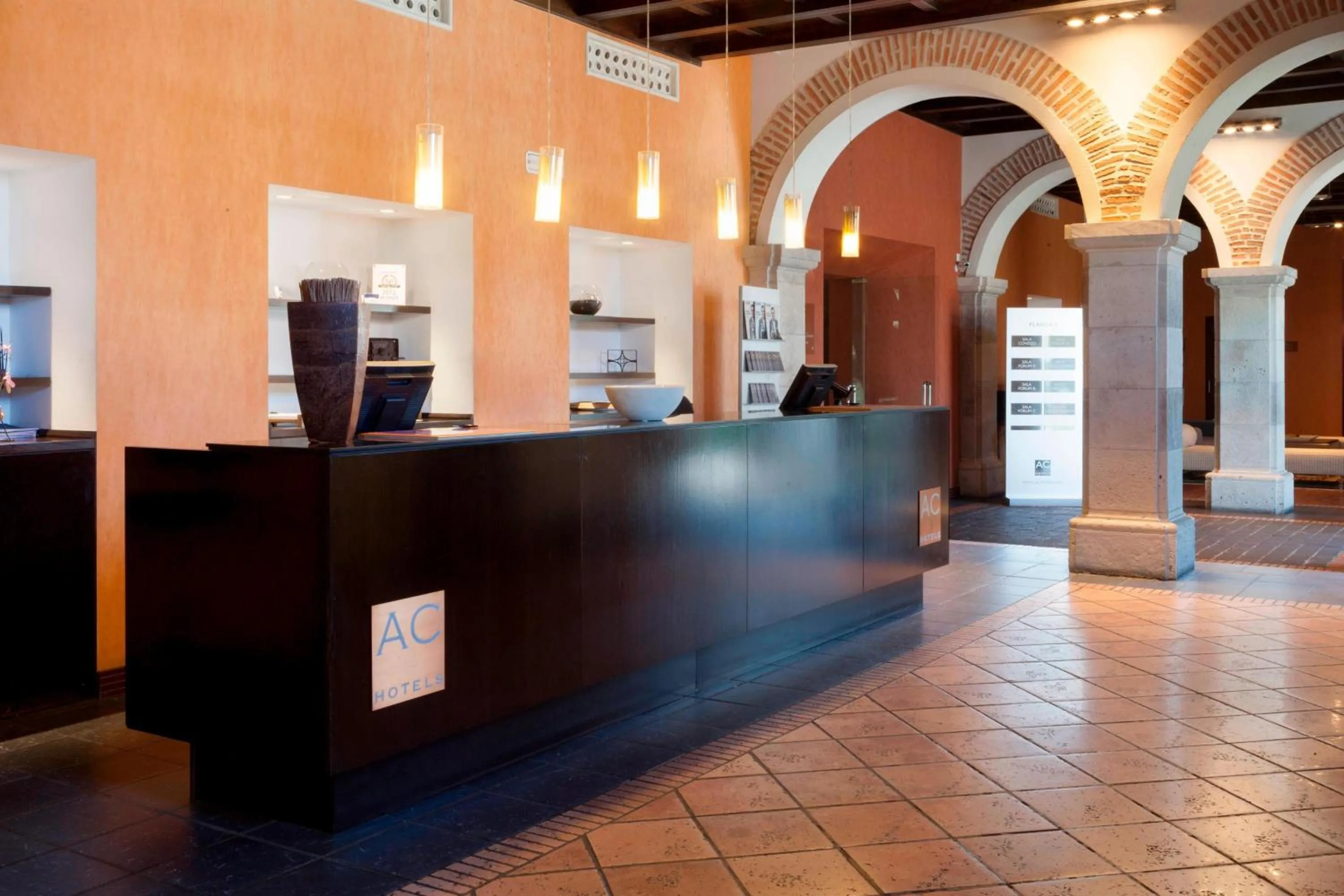 Lobby or reception in AC Hotel Palacio de Santa Ana by Marriott