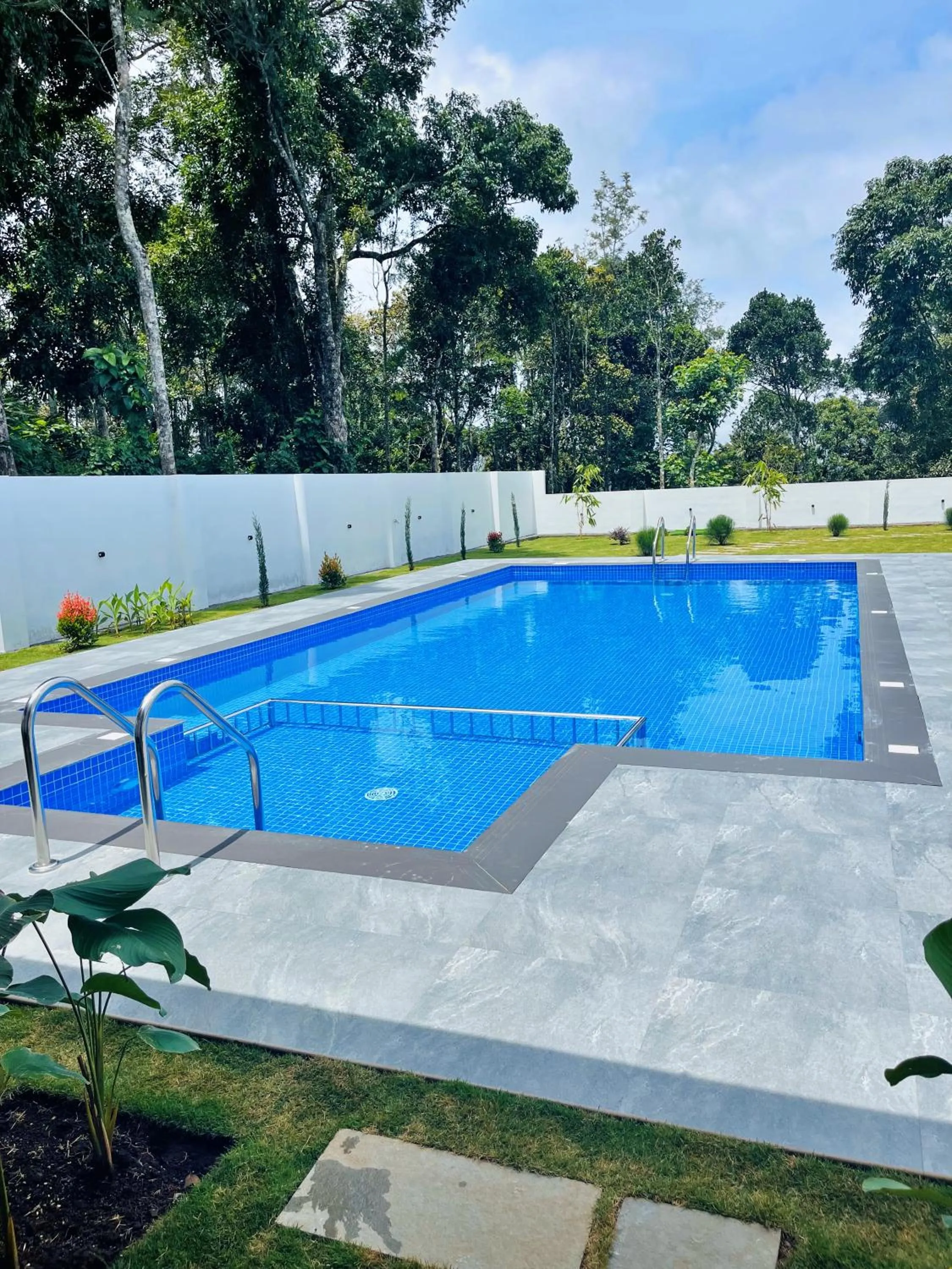 Swimming pool in The Windy Mist Resort Munnar