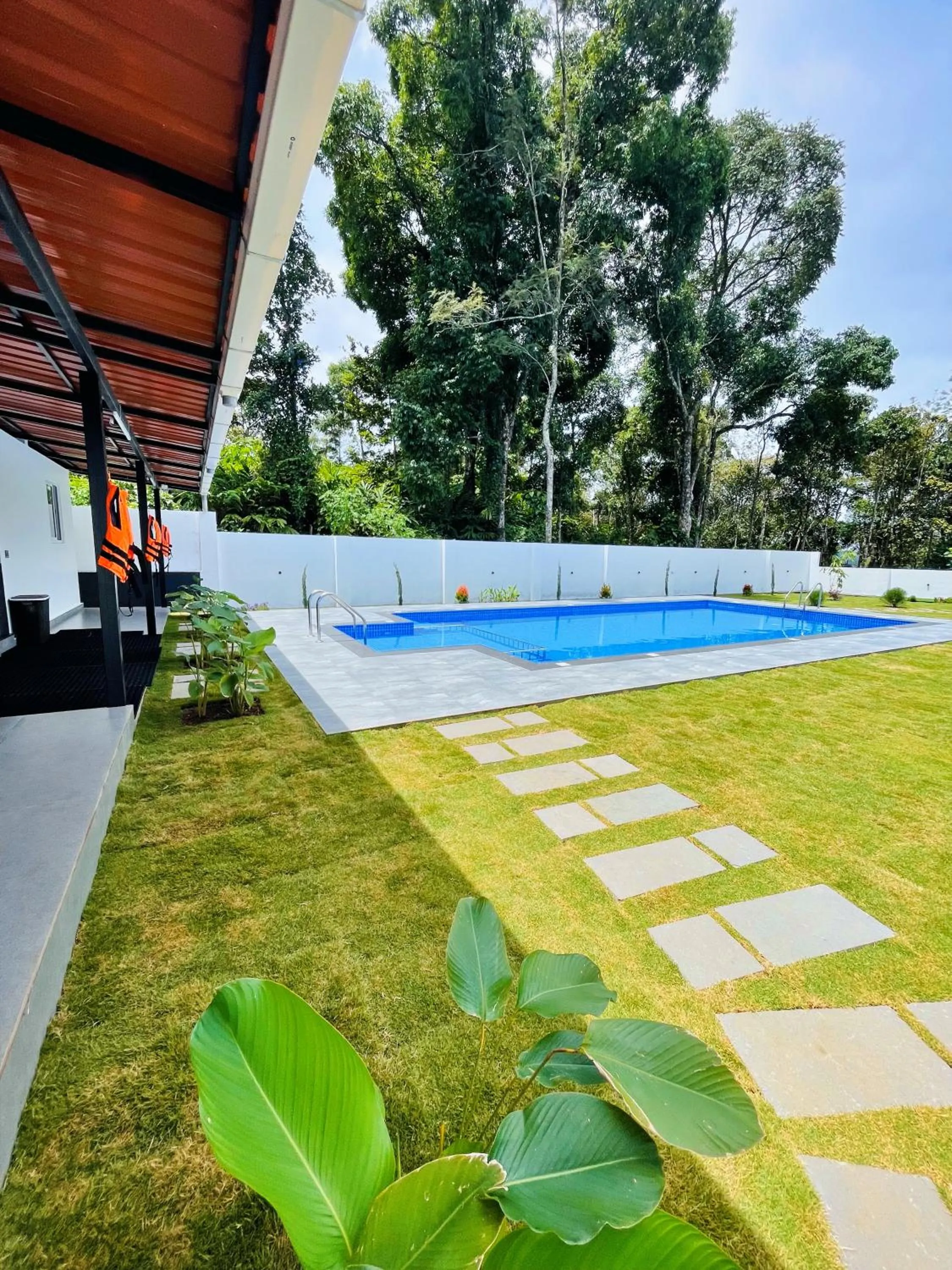 Swimming pool in The Windy Mist Resort Munnar