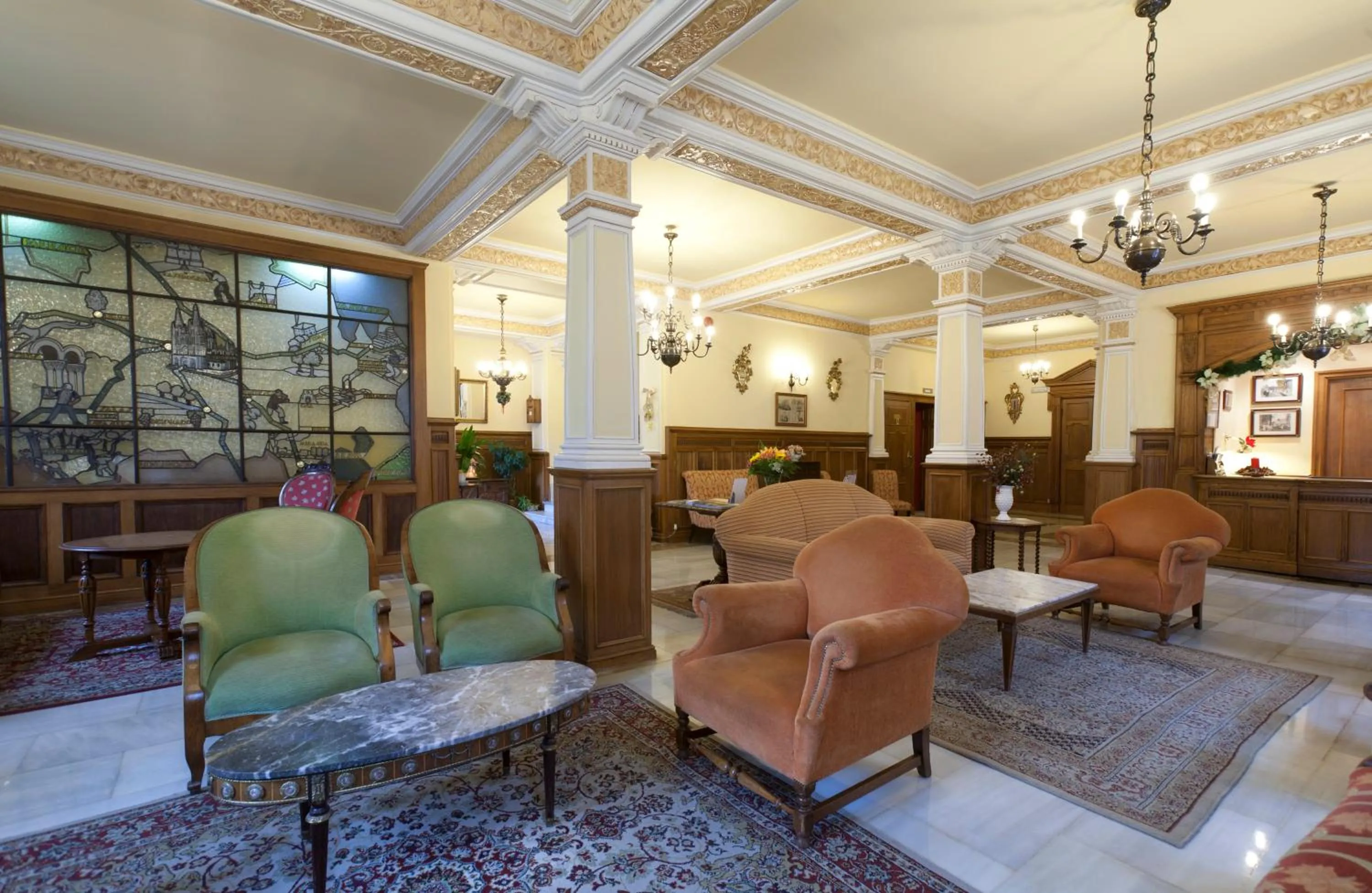 Lobby or reception in Hotel Norte y Londres