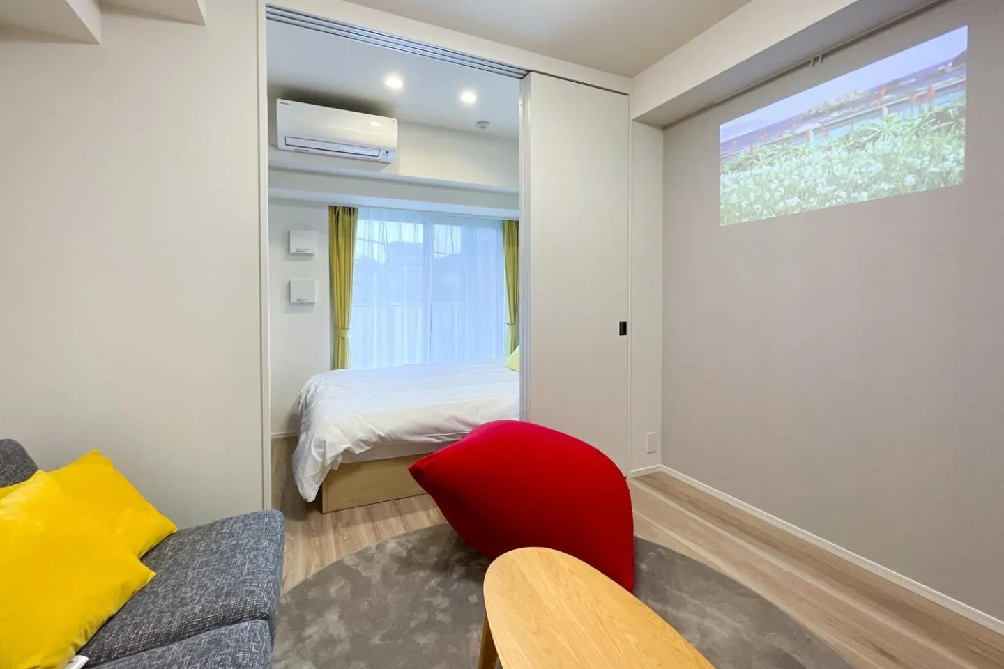 Bed in PARK AXIS Azumabashi