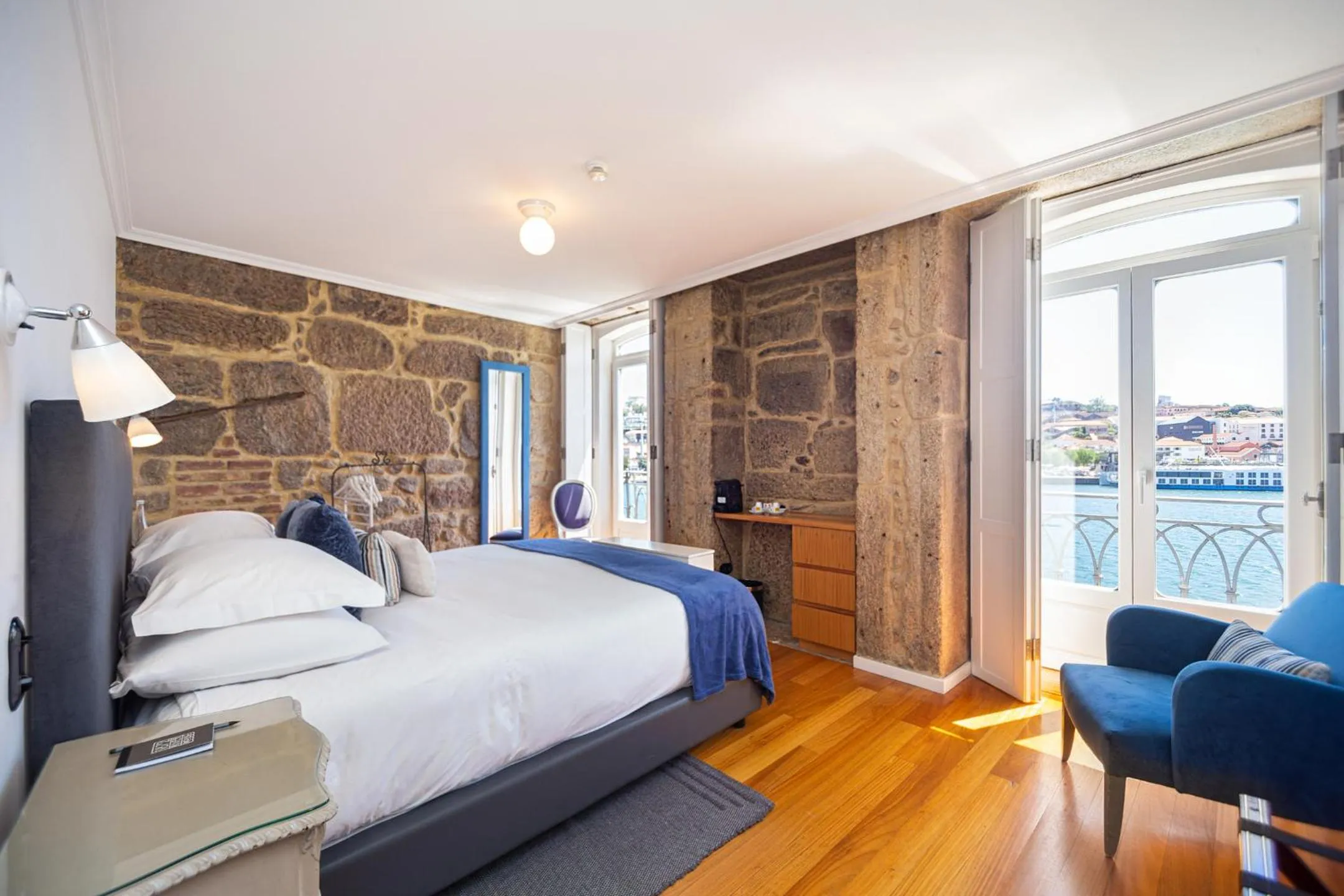 Bed in 1872 River House by Olivia