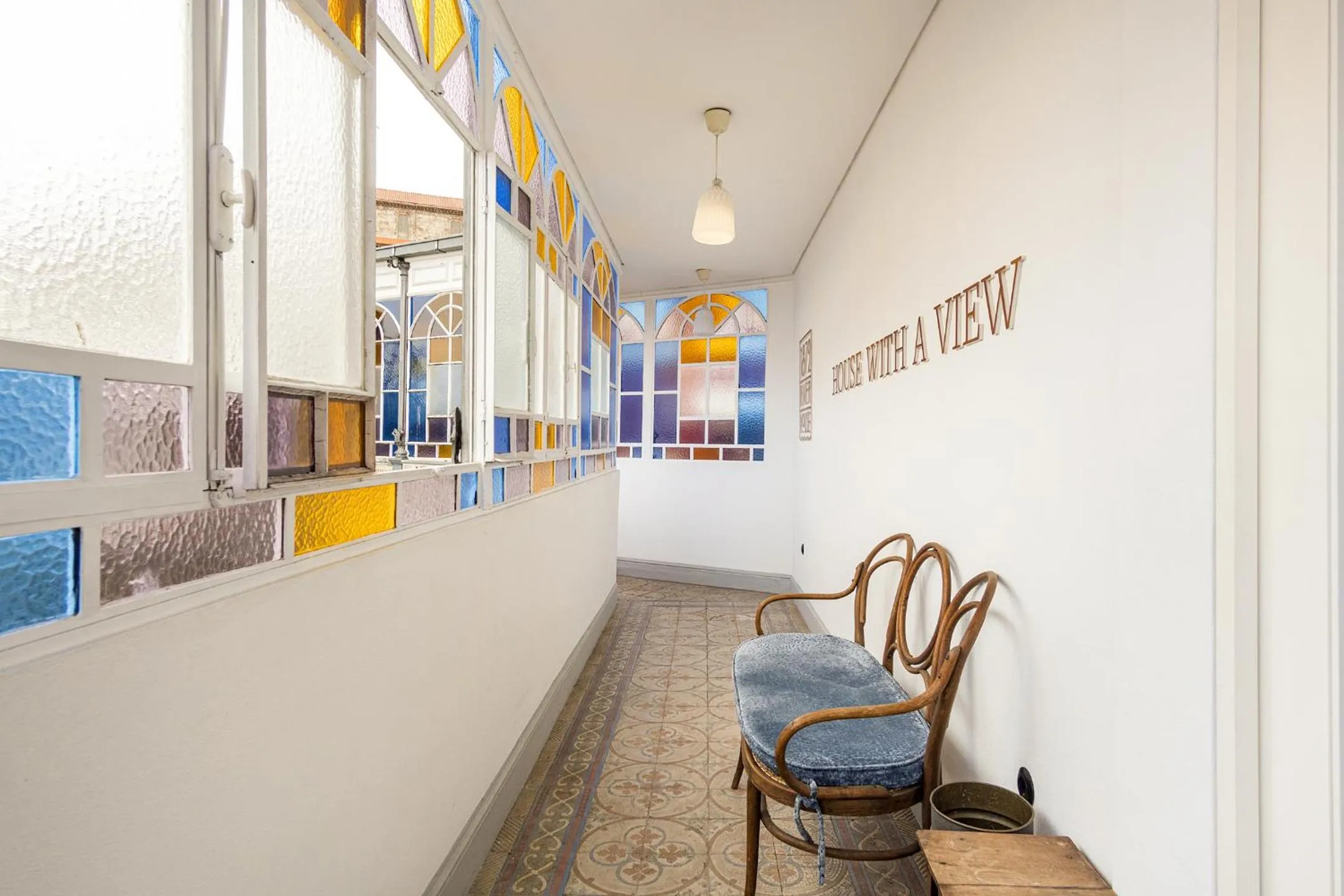 Lobby or reception in 1872 River House by Olivia