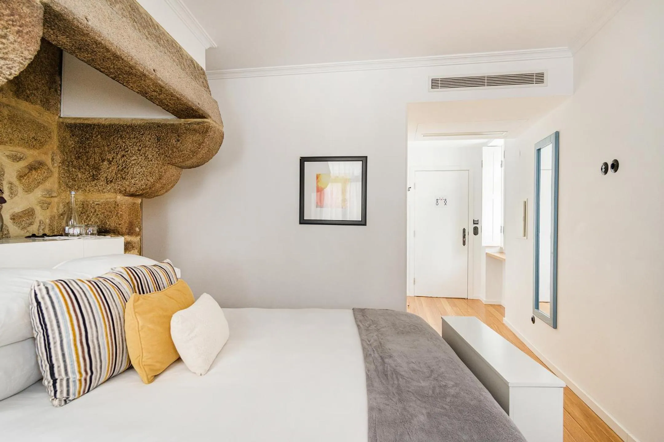 Bed in 1872 River House by Olivia