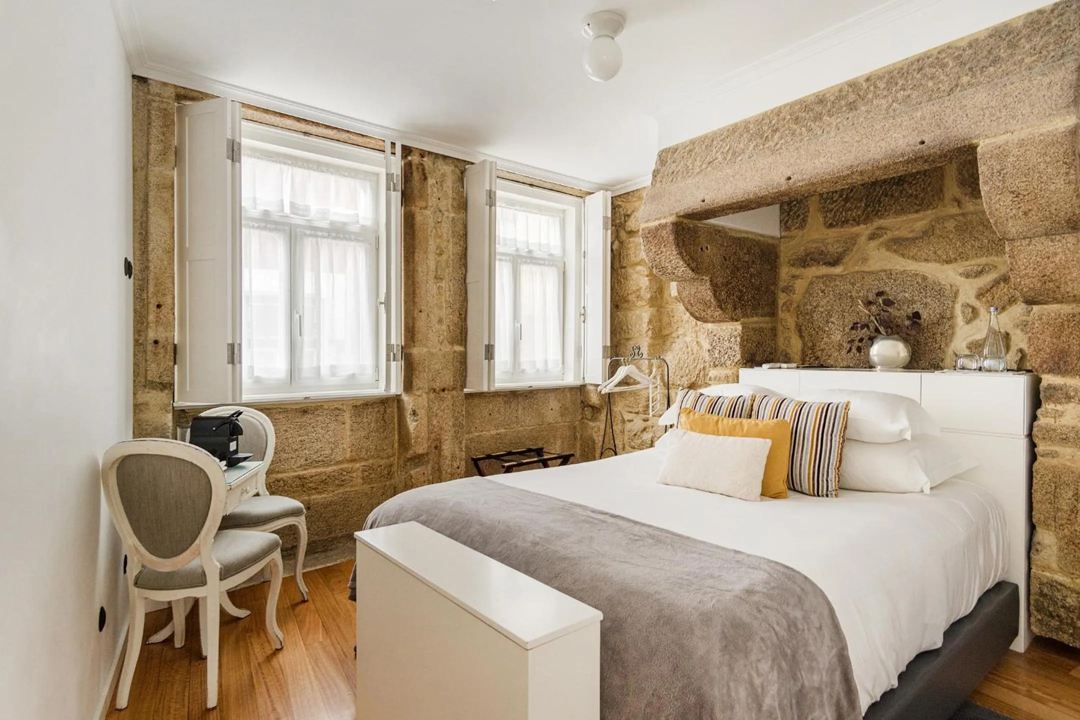 Bed in 1872 River House by Olivia