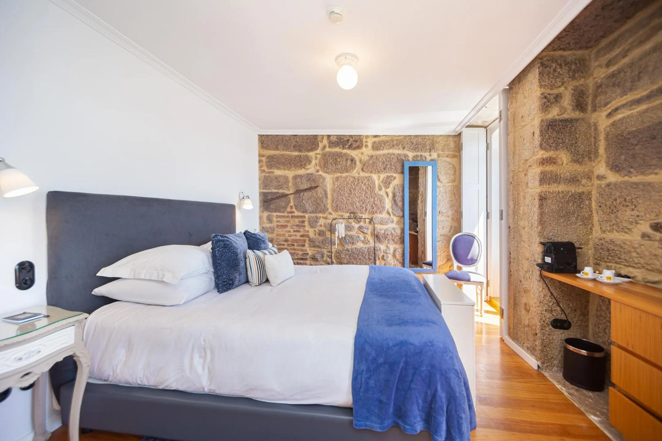 Bed in 1872 River House by Olivia