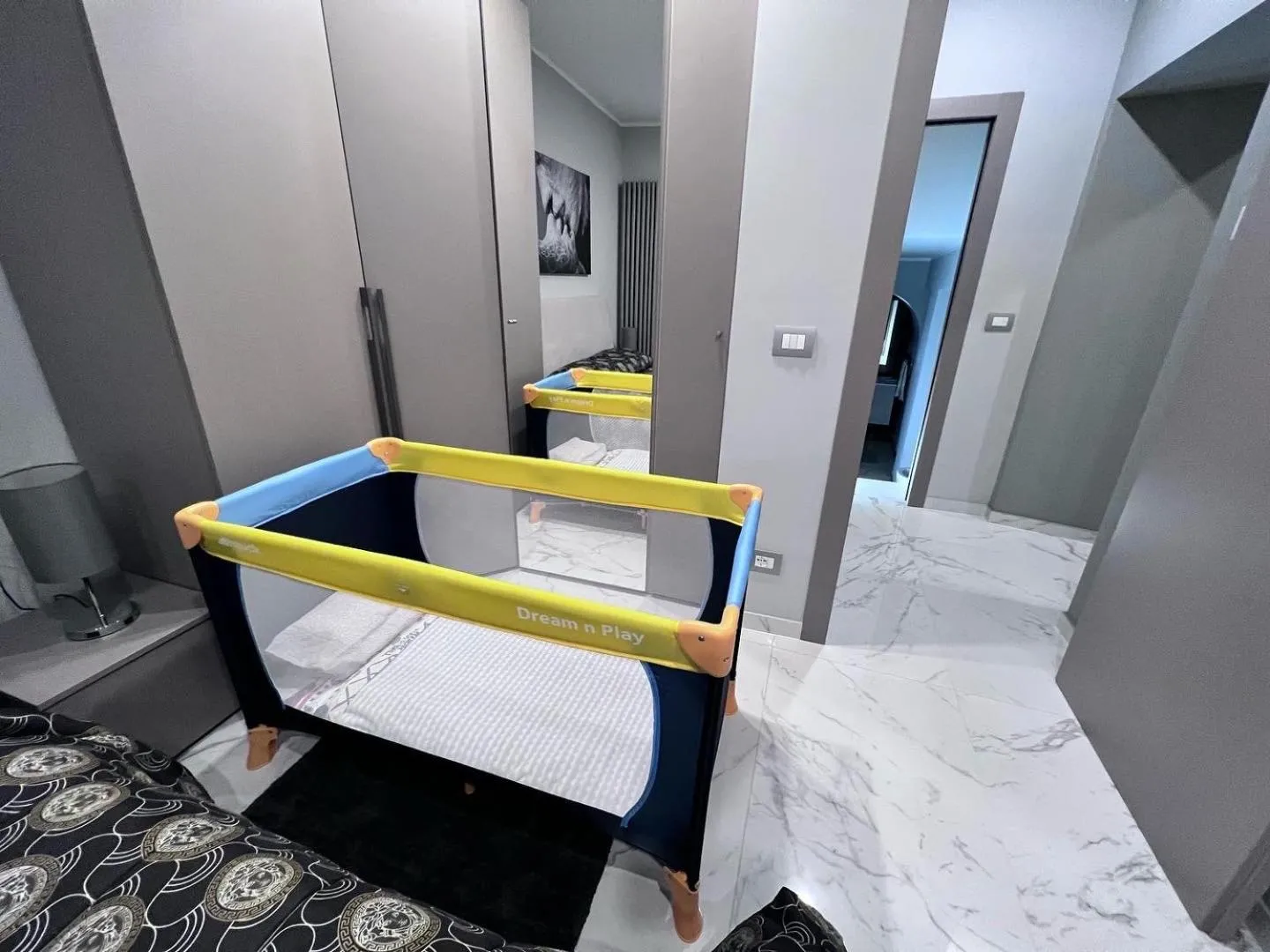 Bed in Le Porte luxury apartment