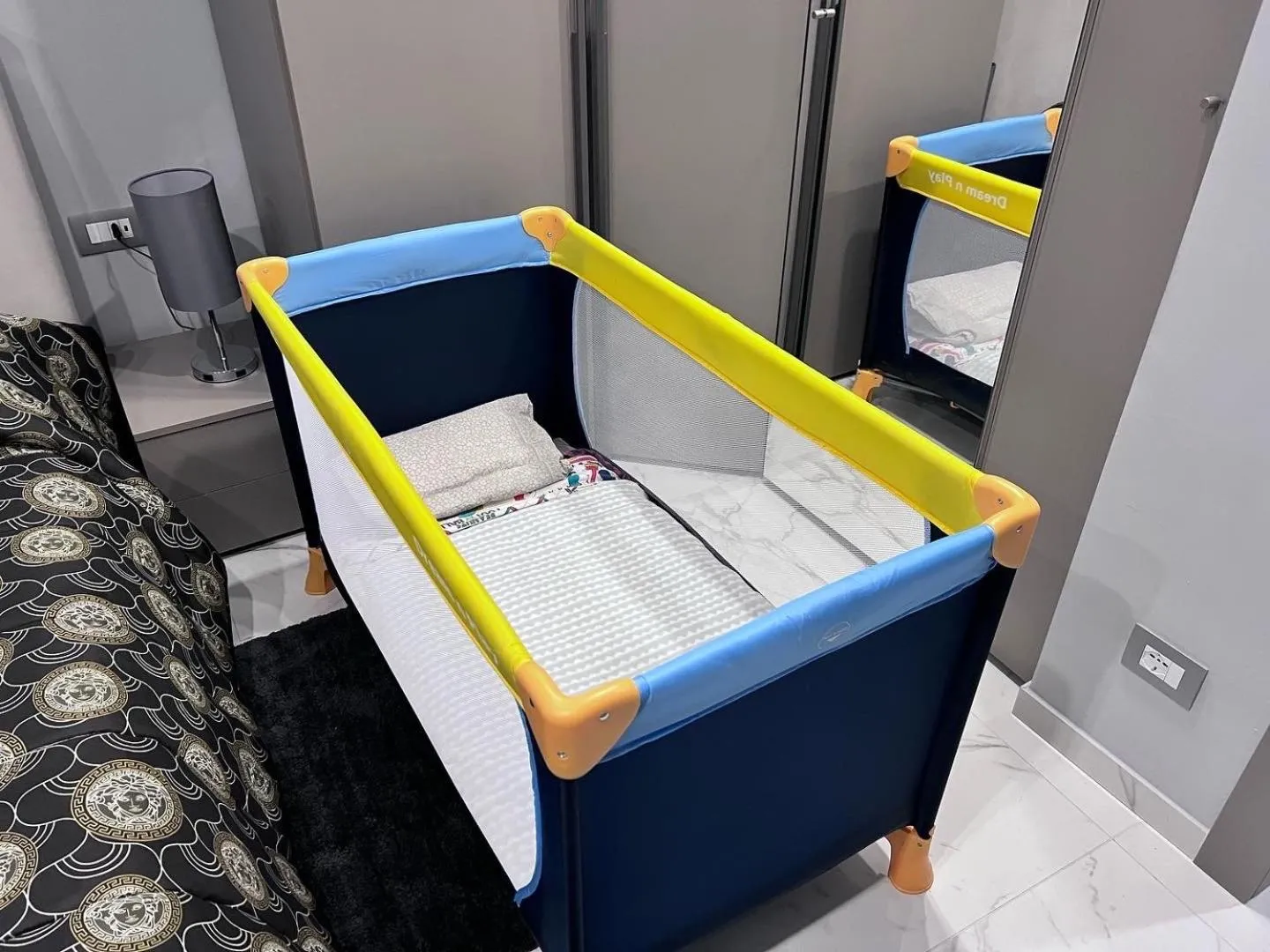 Bed in Le Porte luxury apartment