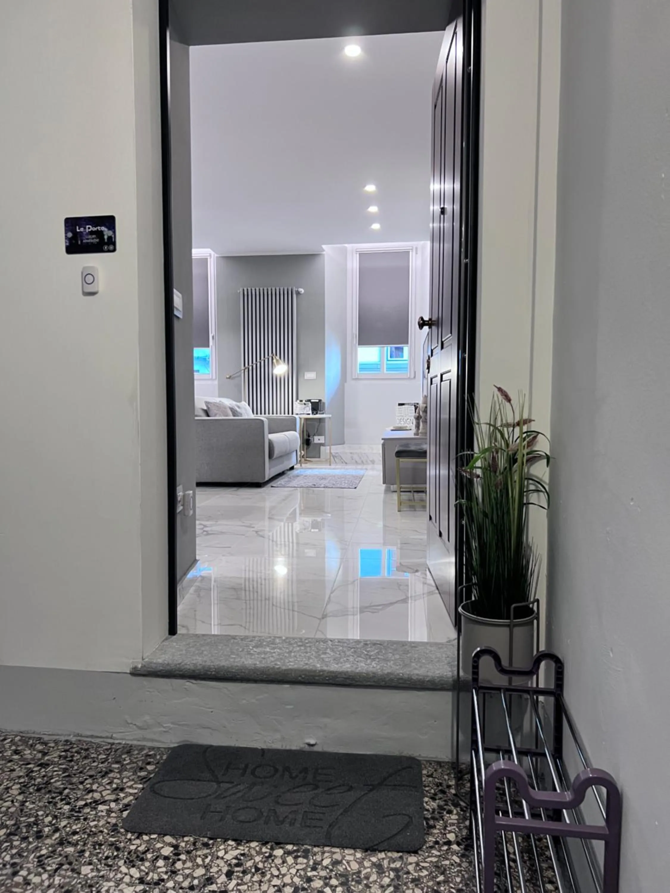 Seating area in Le Porte luxury apartment