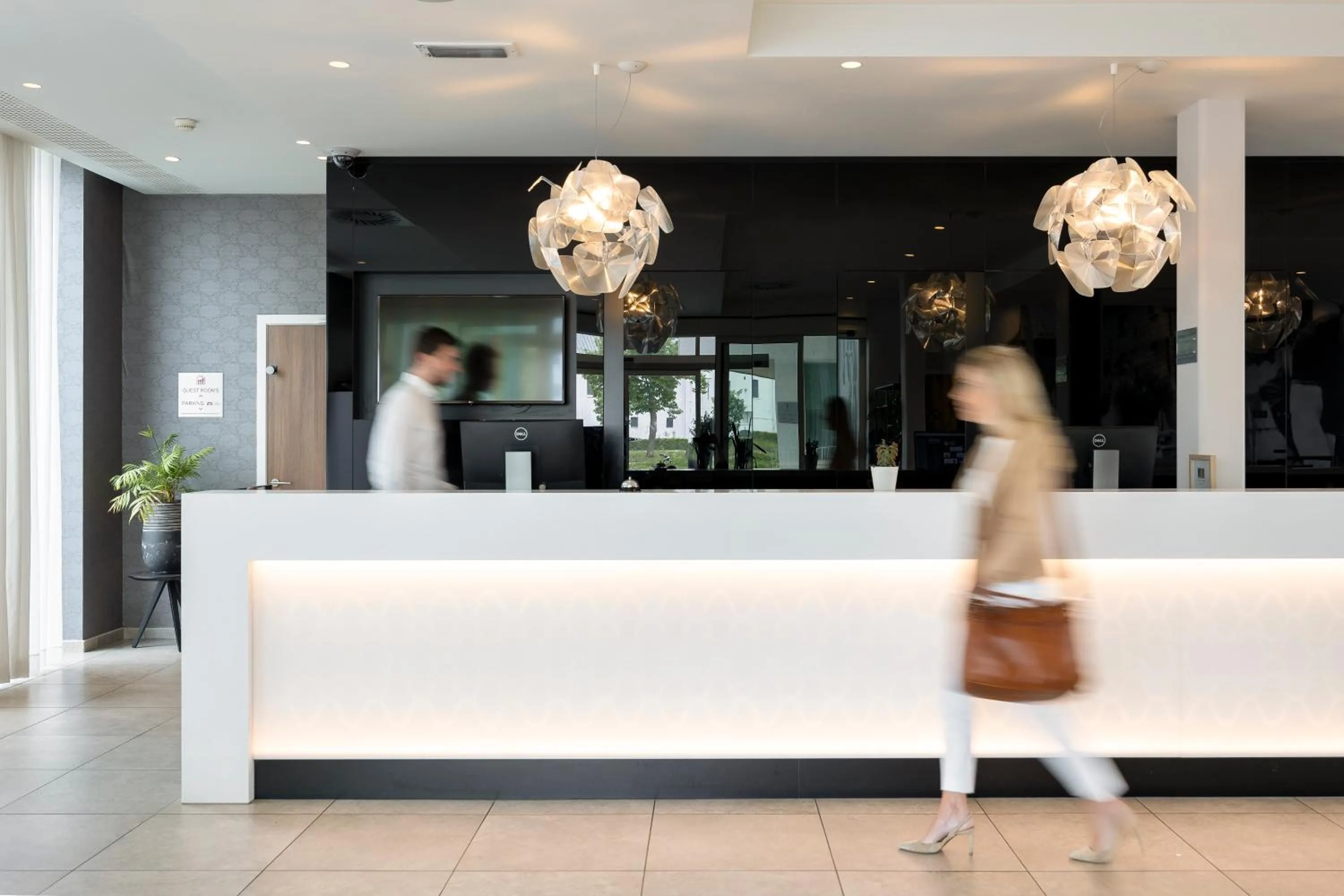 Lobby or reception in Leopold Hotel Oudenaarde