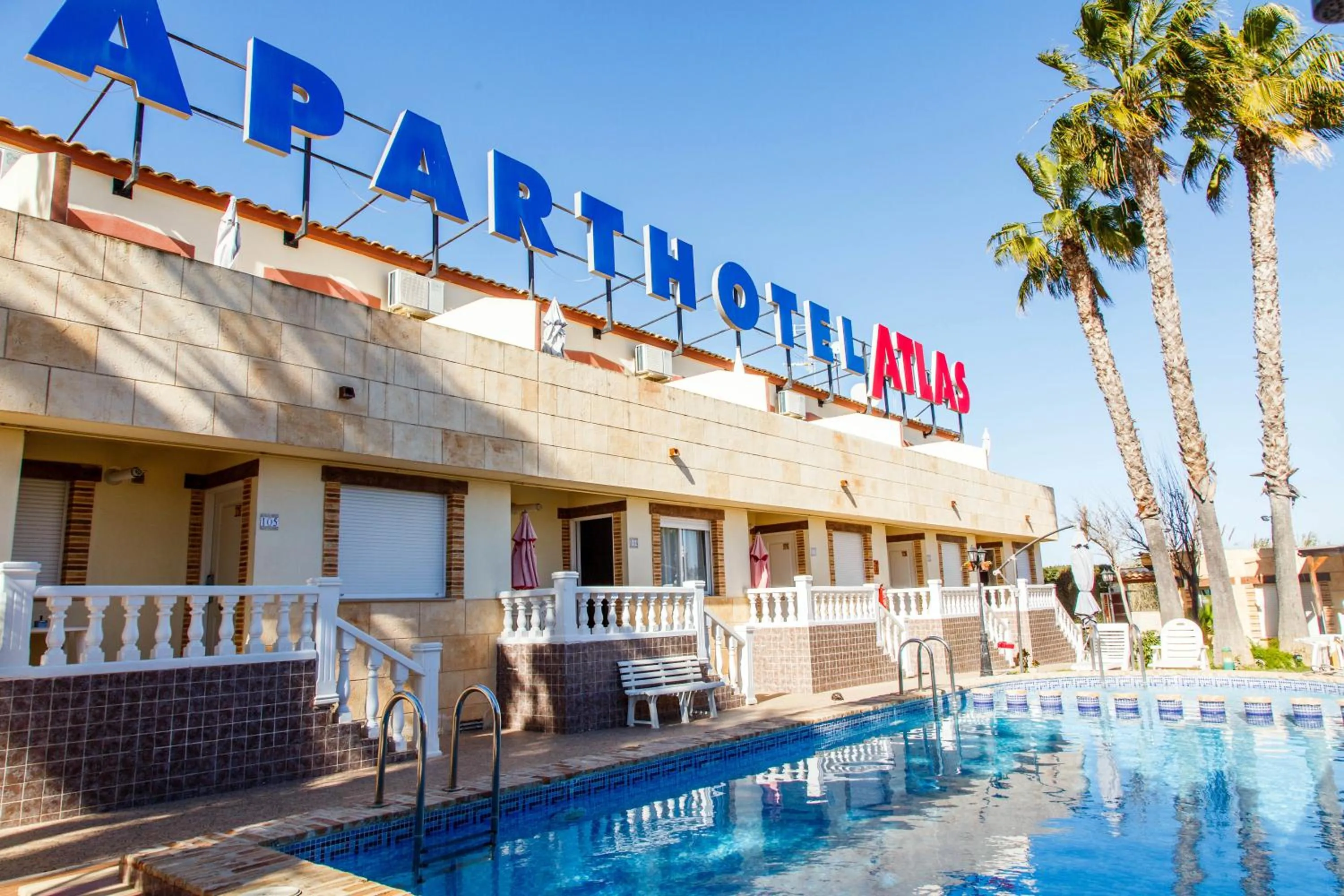 Property building in Laguna Salada Hotel Apartamento