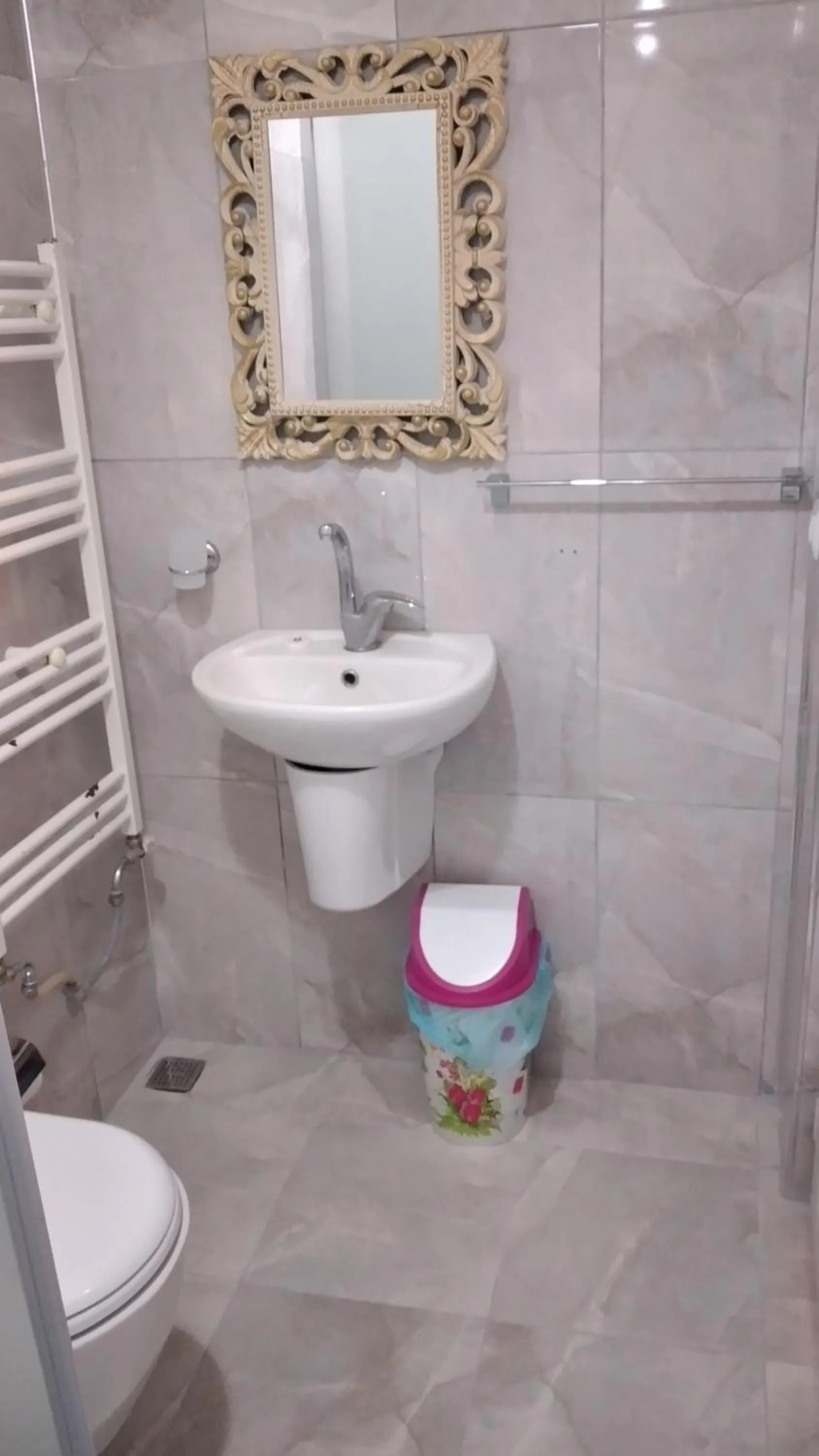 Bathroom in Emre's Stone House