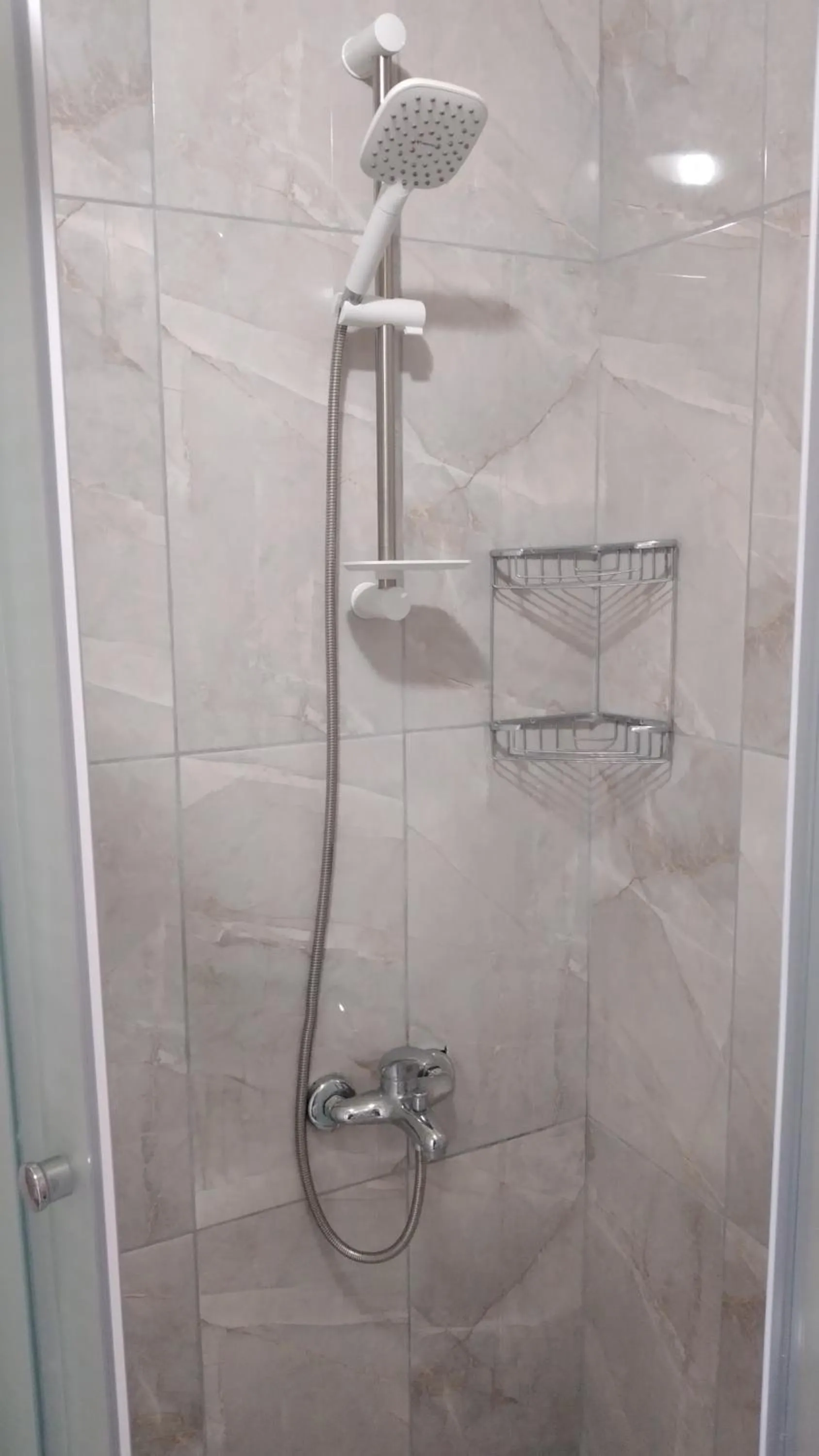 Shower in Emre's Stone House