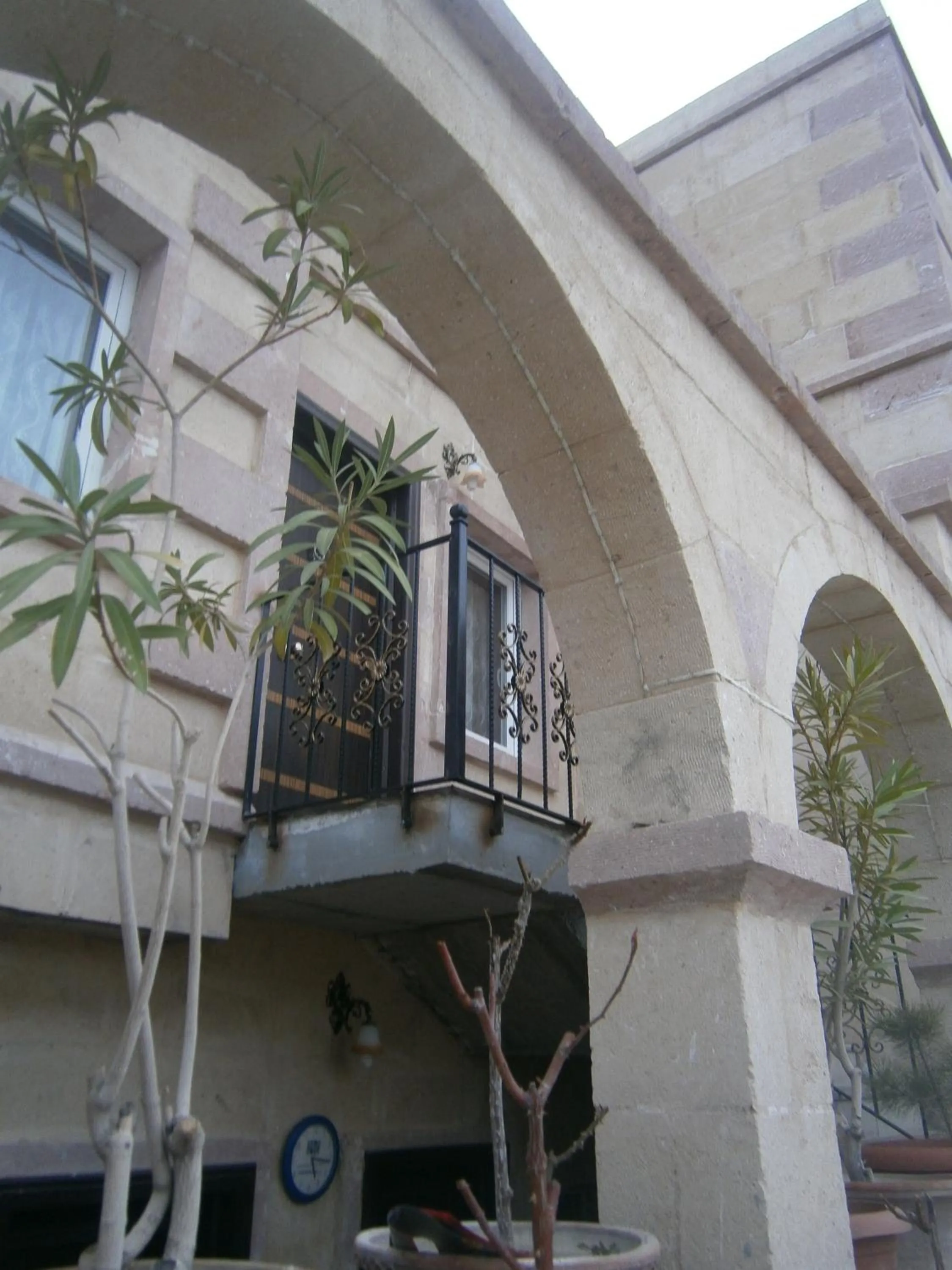 Facade/entrance in Emre's Stone House