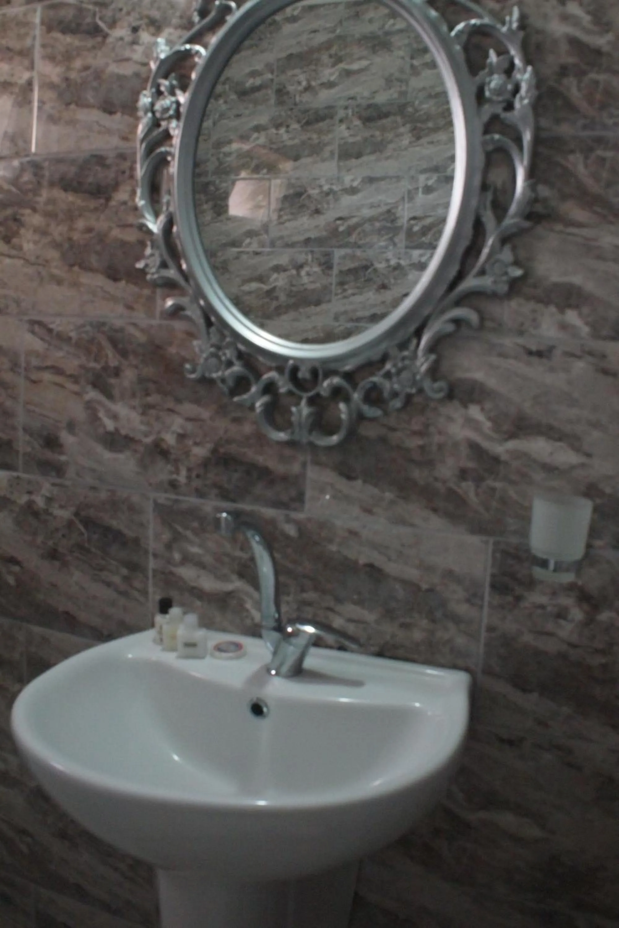 Bathroom in Emre's Stone House