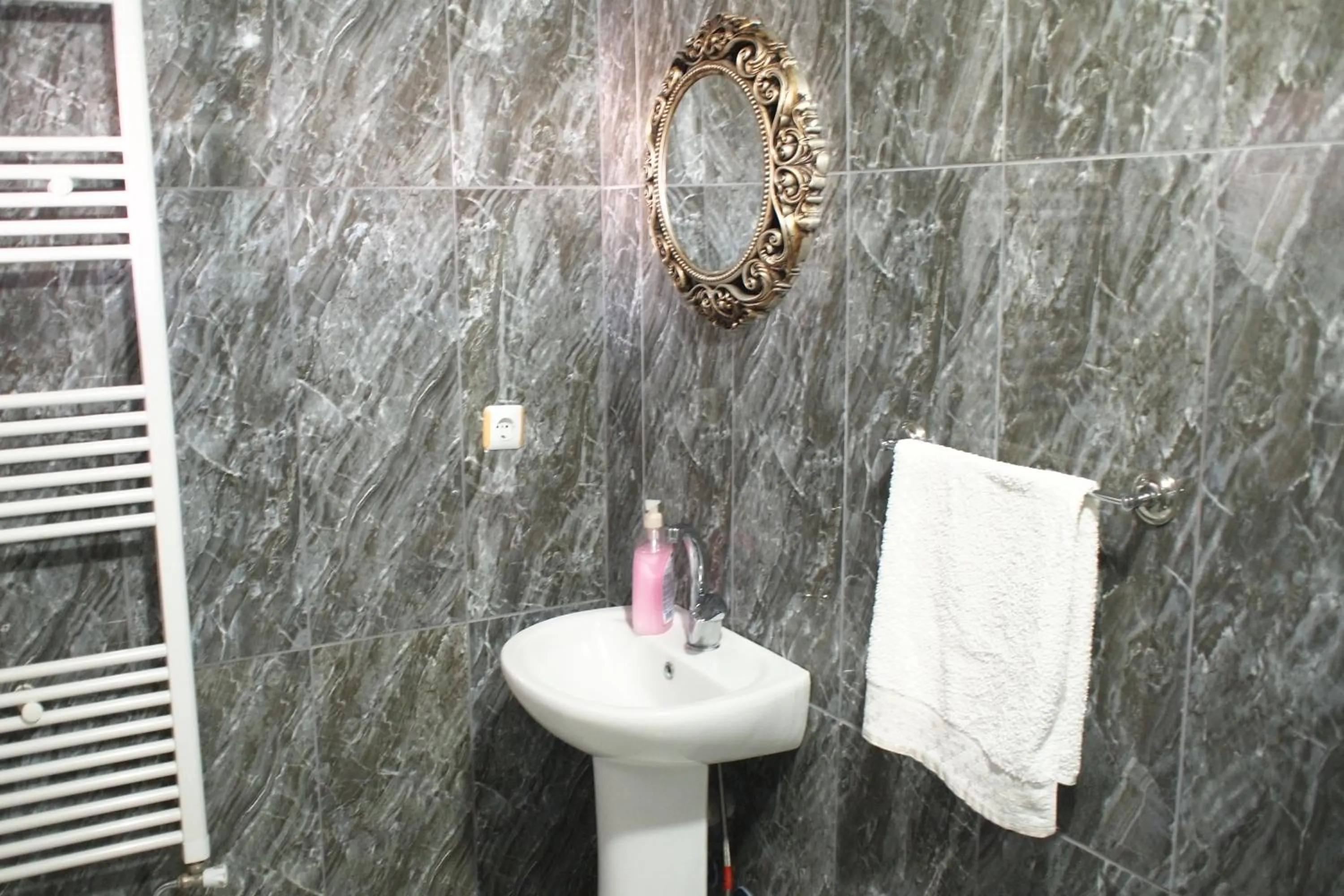 Bathroom in Emre's Stone House