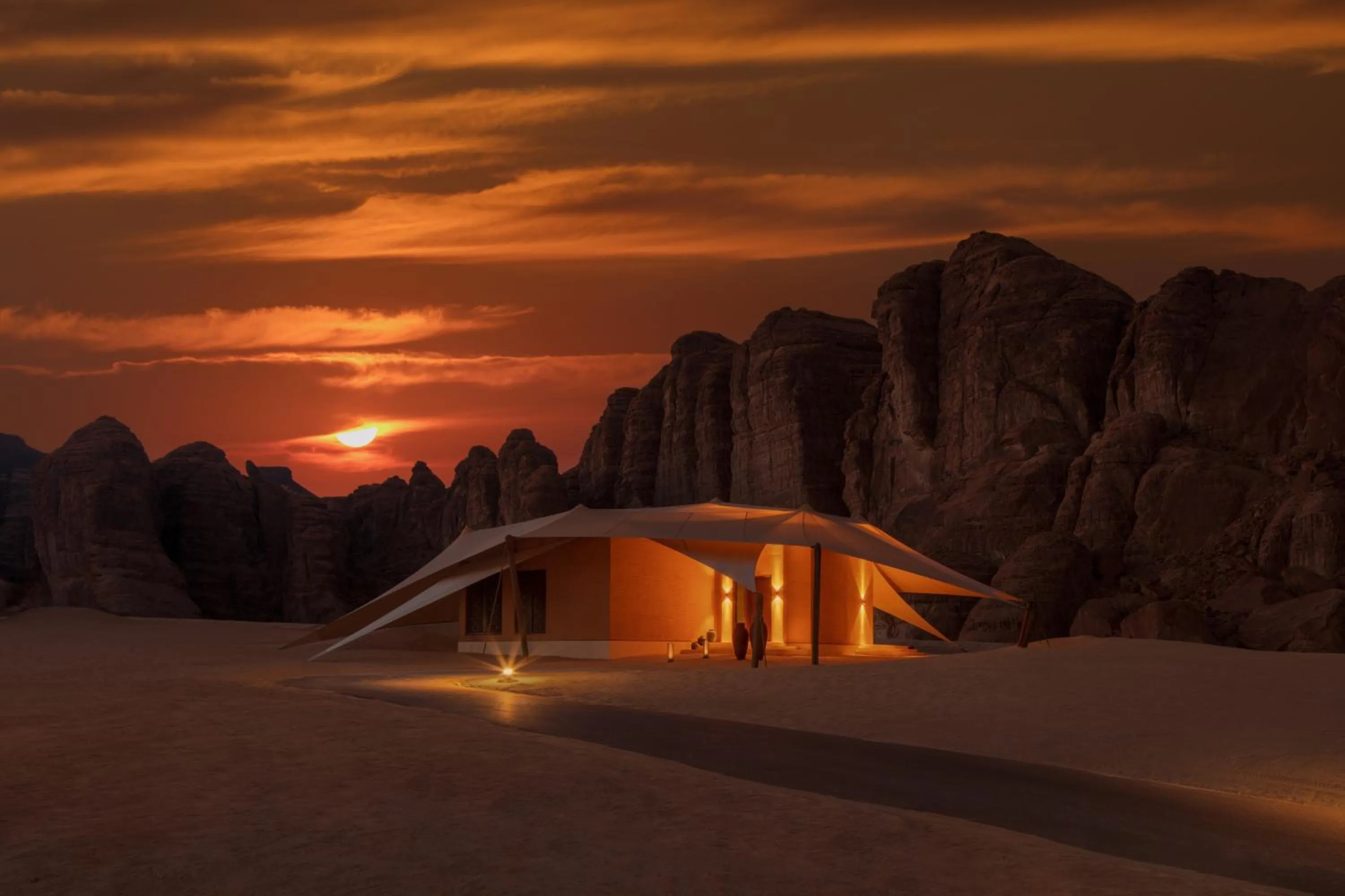 Property building in Banyan Tree AlUla