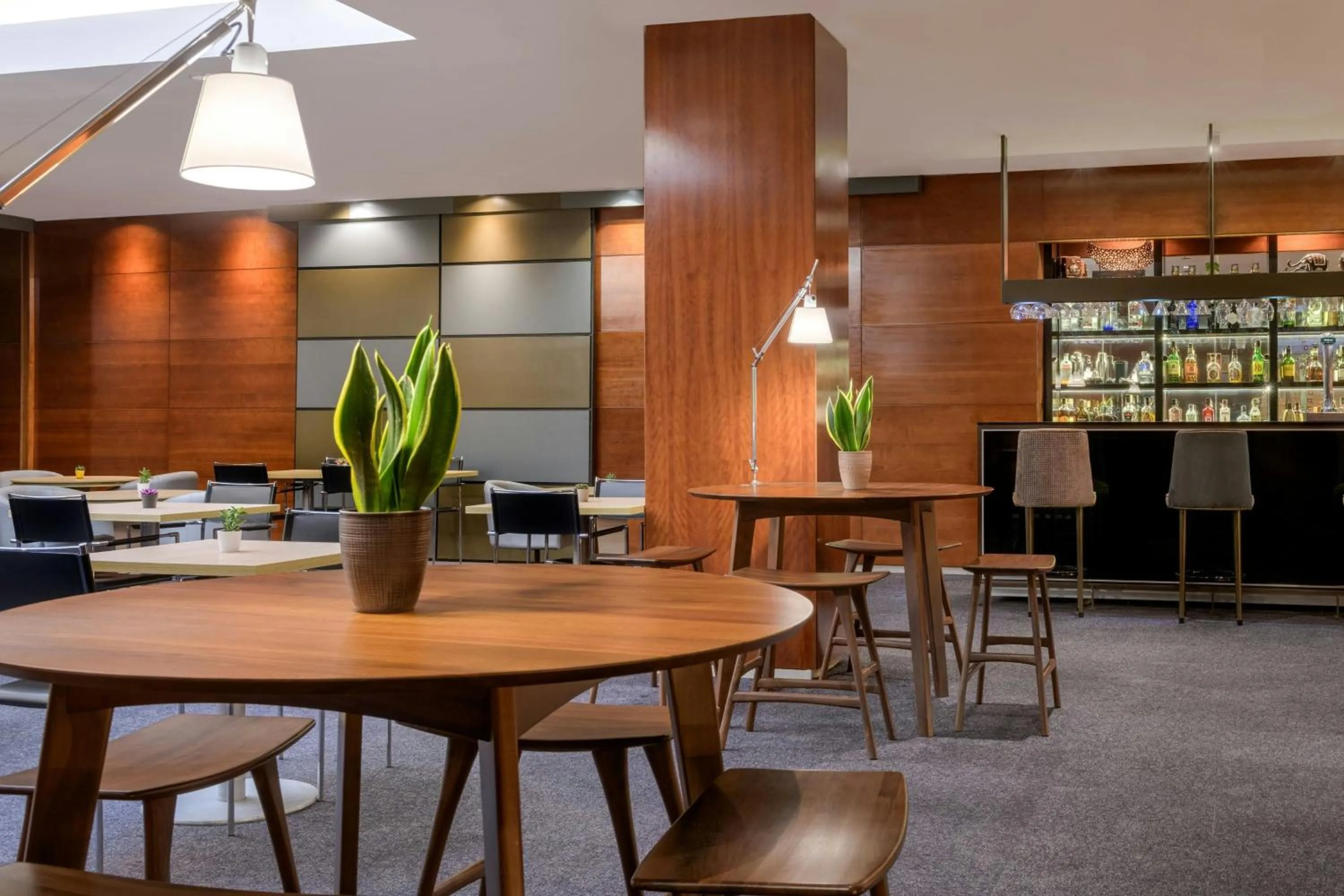 Lounge or bar in AC Hotel León San Antonio by Marriott